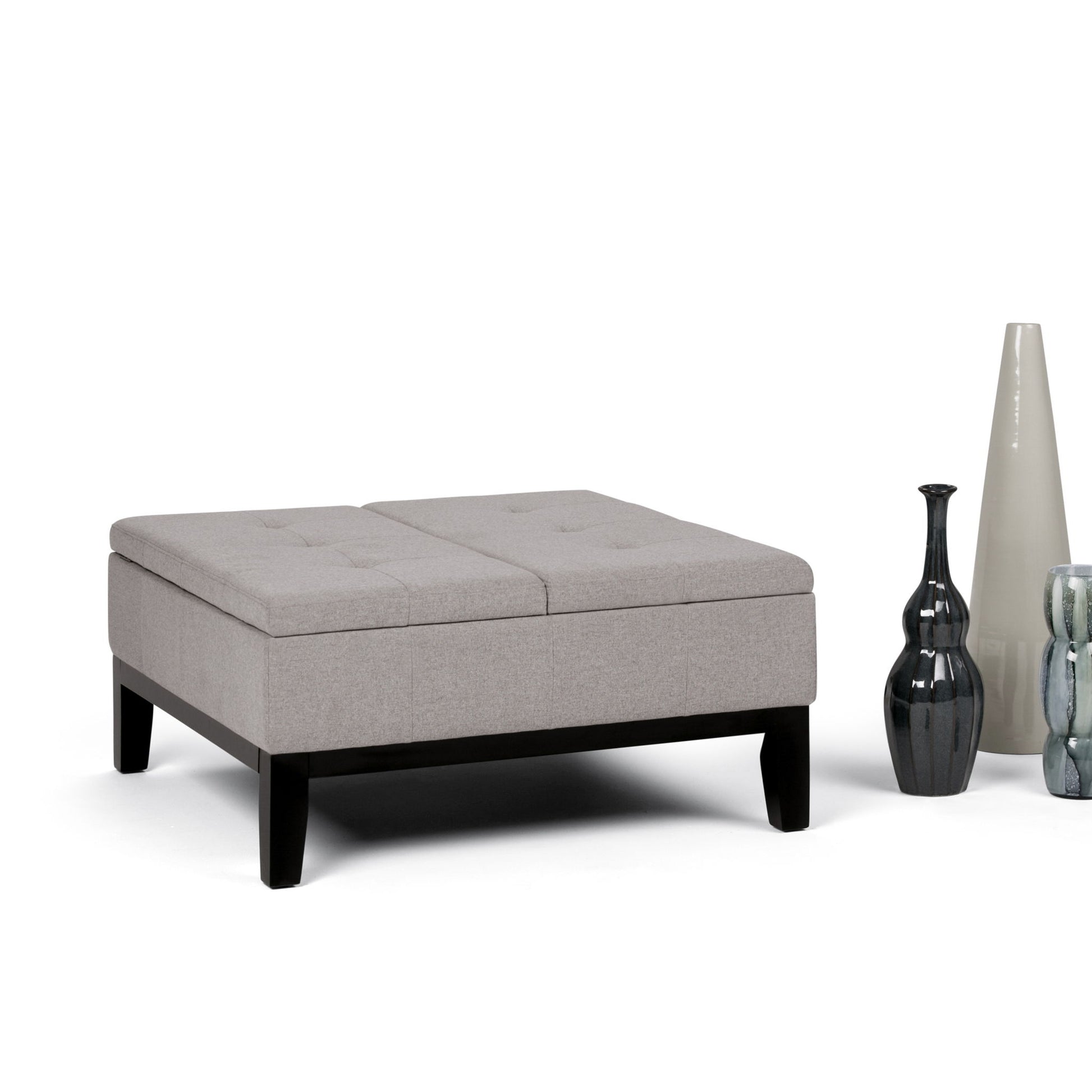 Dover - Multifunctional Lift Top Coffee Table Storage Ottoman - Best Buy Furniture