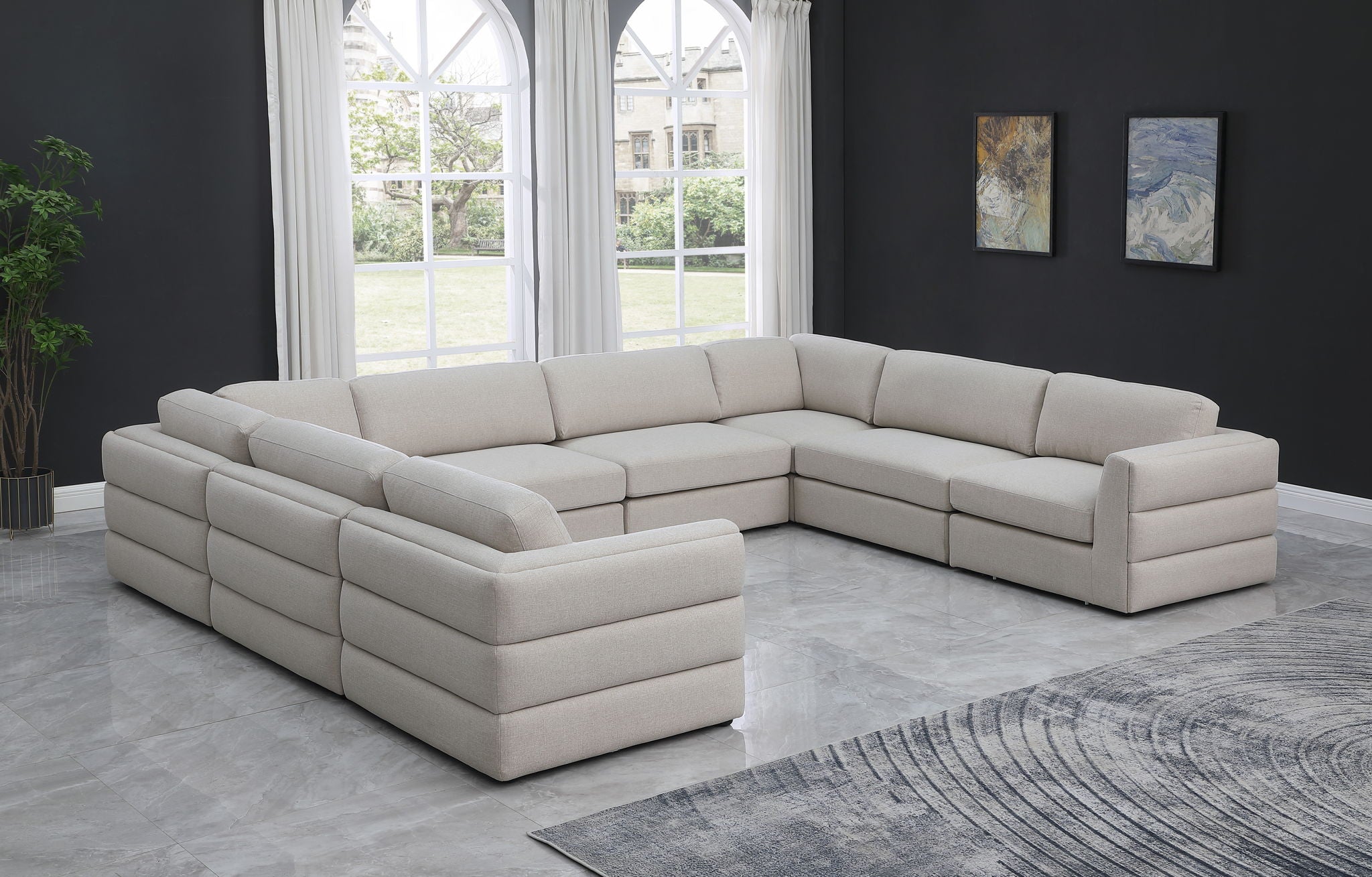 Beckham - 8 Piece Modular Sectional
