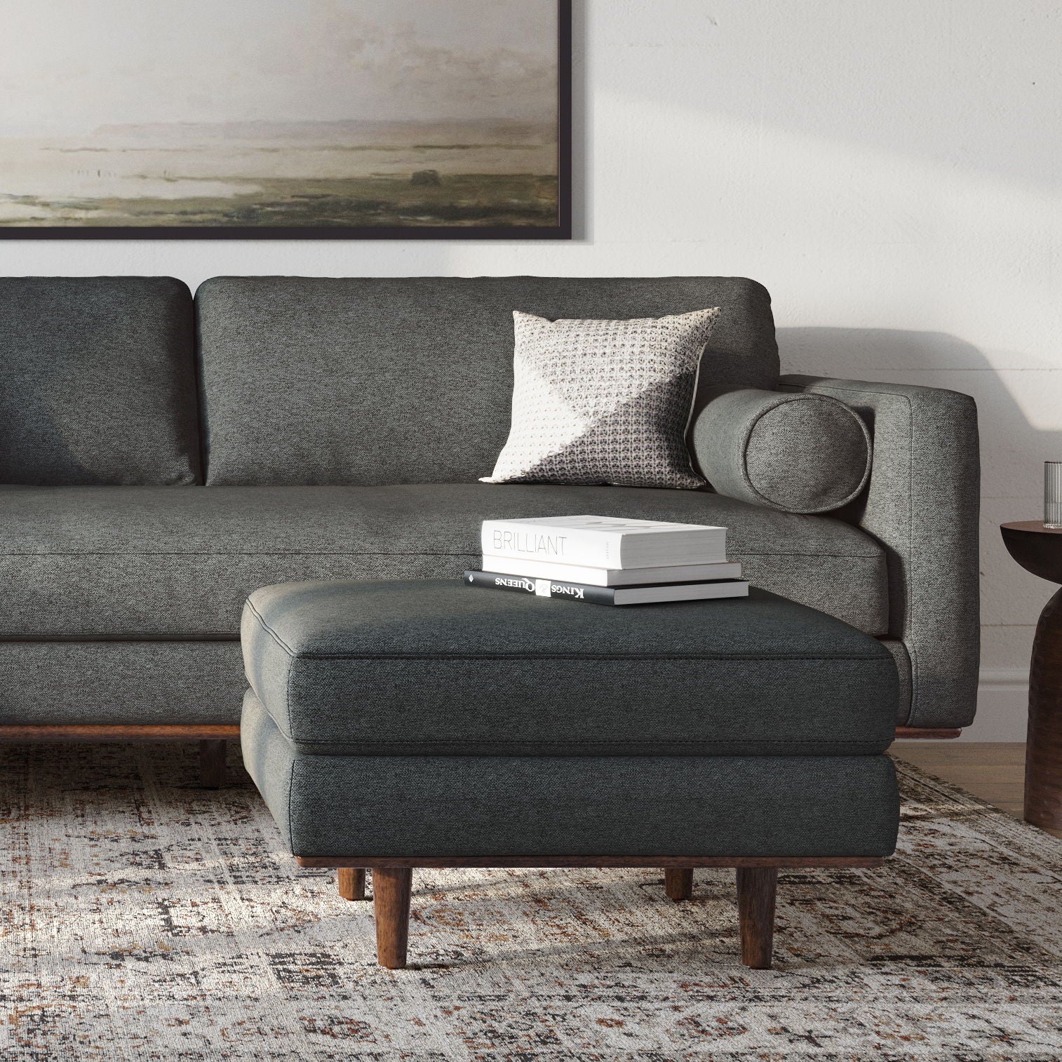 Morrison - Handcrafted Ottoman - Best Buy Furniture