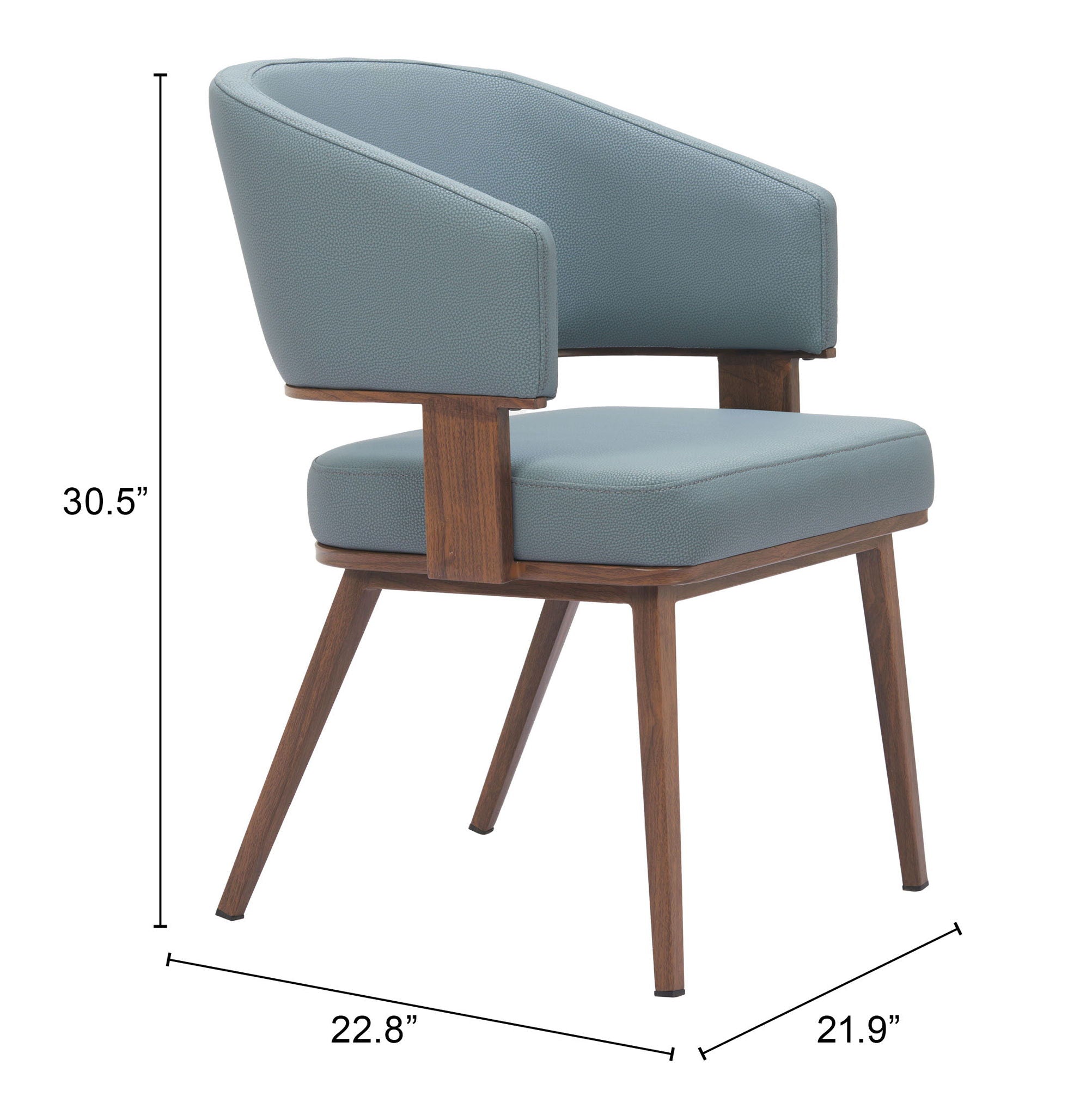 Poise - Dining Chair - Blue