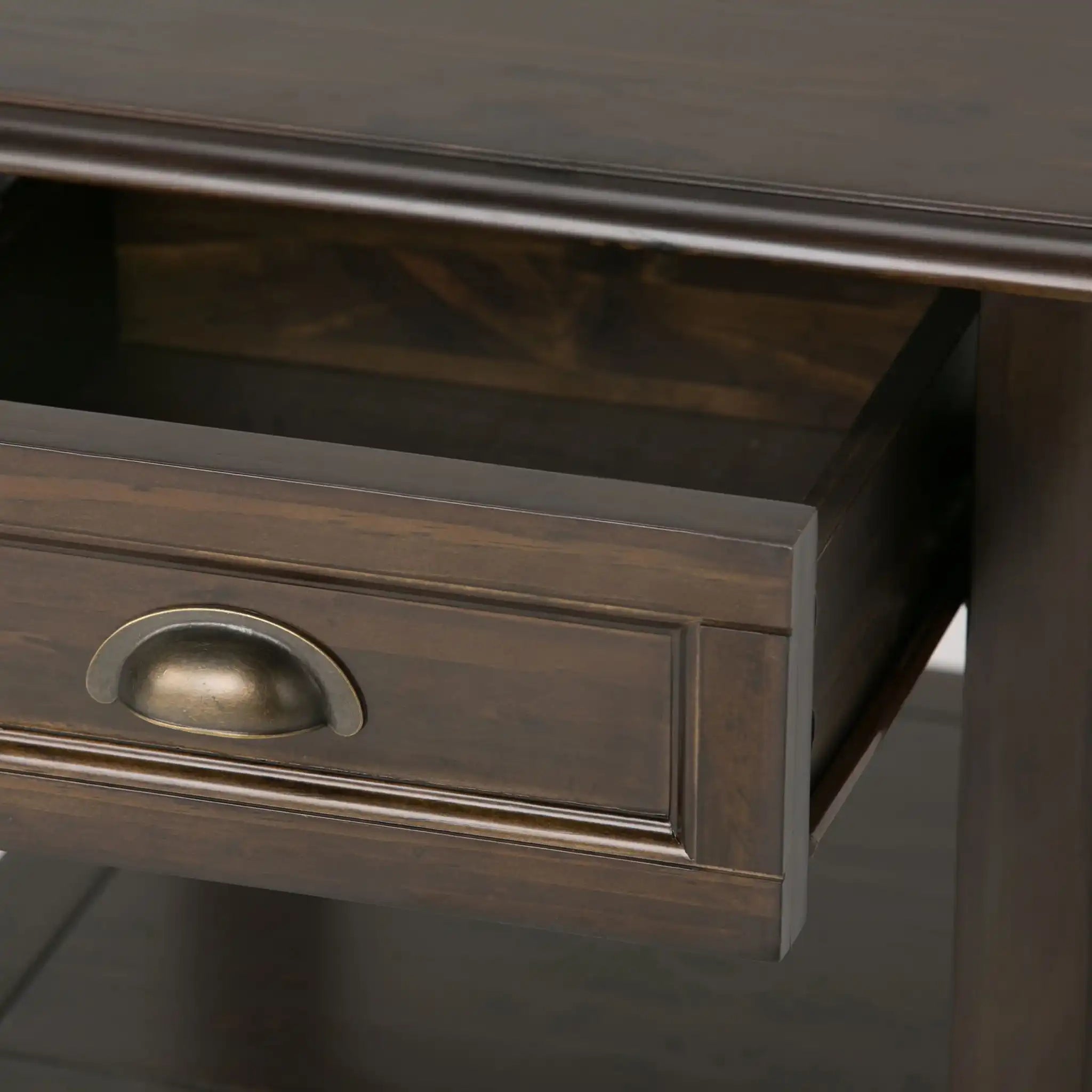 Burlington - End Table - Mahogany Brown