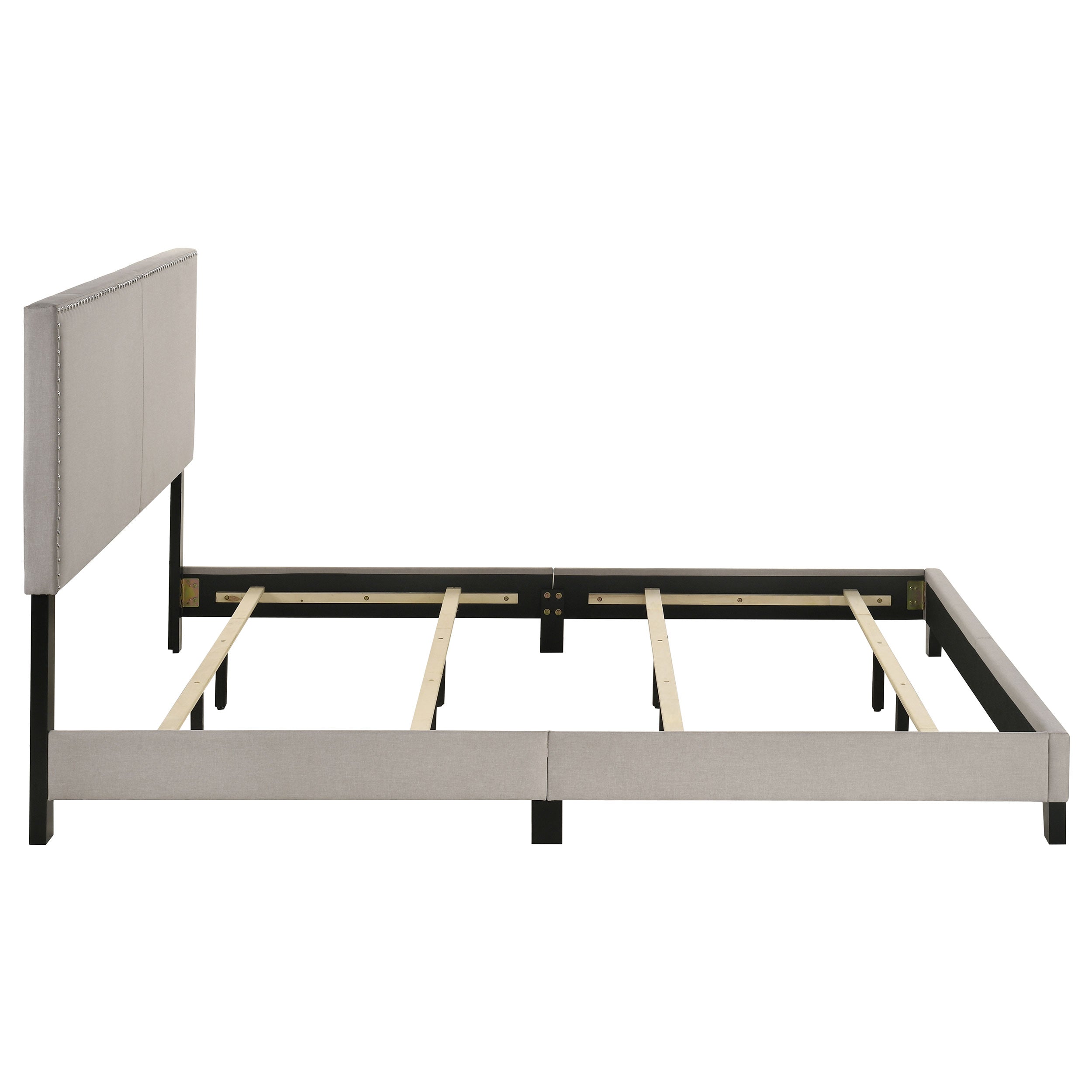 Boyd Upholstered California King Panel Bed Ivory-CoasterEveryday