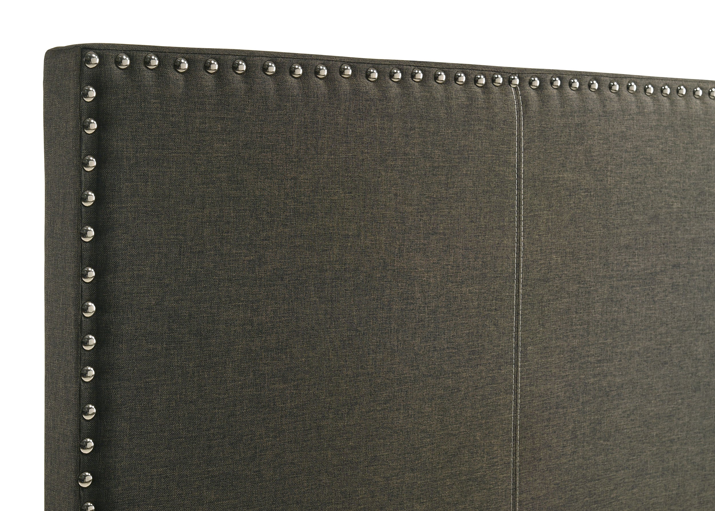 Boyd Upholstered Twin Panel Bed Charcoal-CoasterEveryday