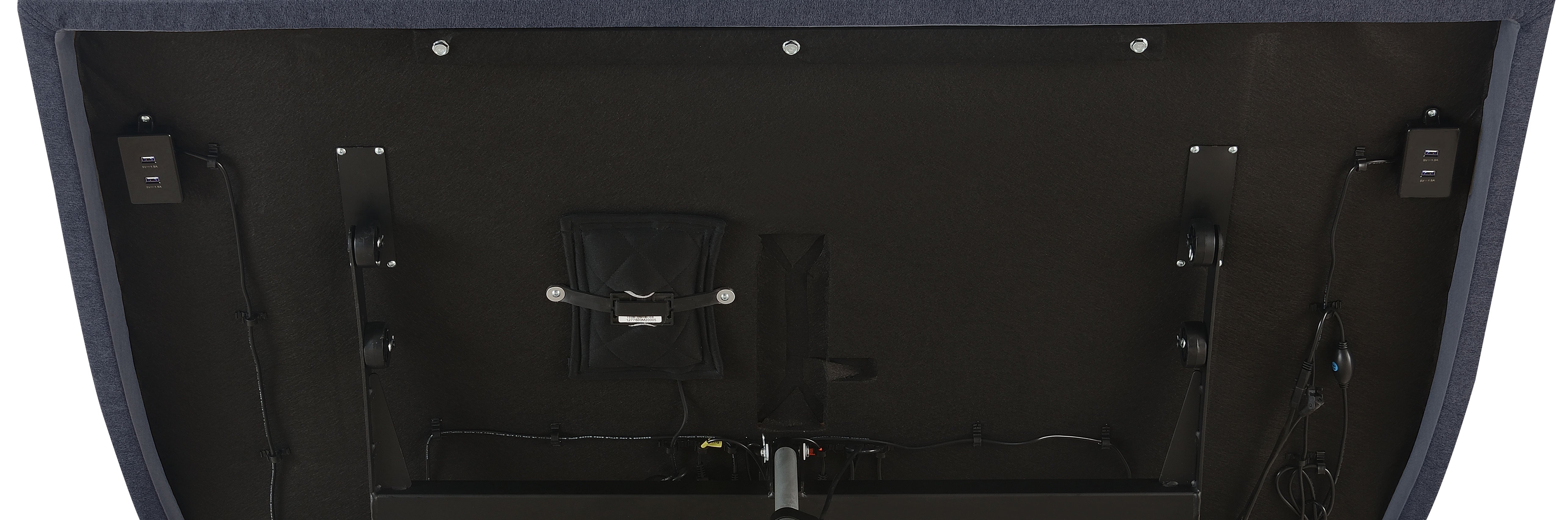 Negan Full Adjustable Bed Base Grey and Black-CoasterEveryday