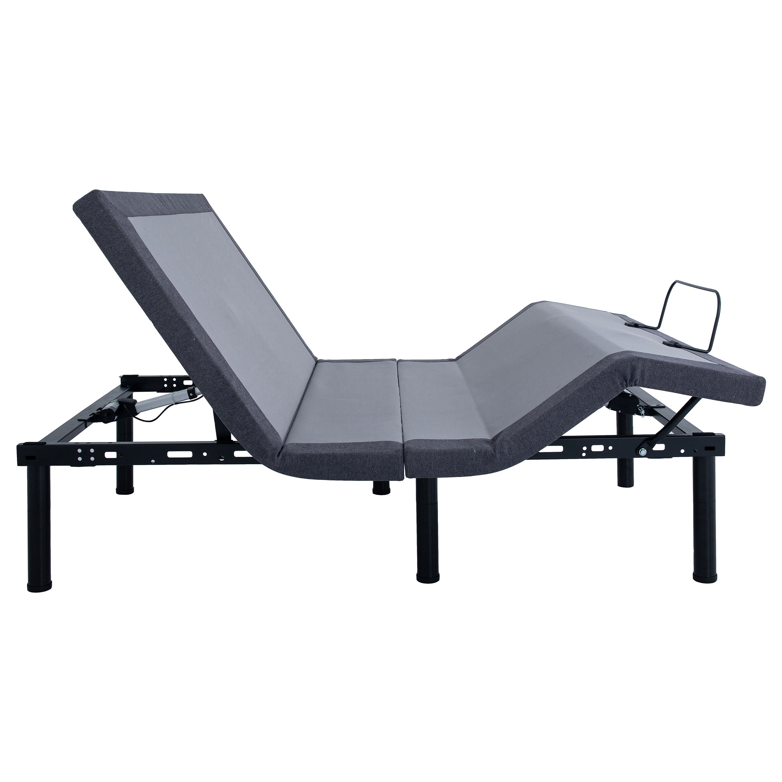 Negan Queen Adjustable Bed Base Grey and Black-CoasterEveryday