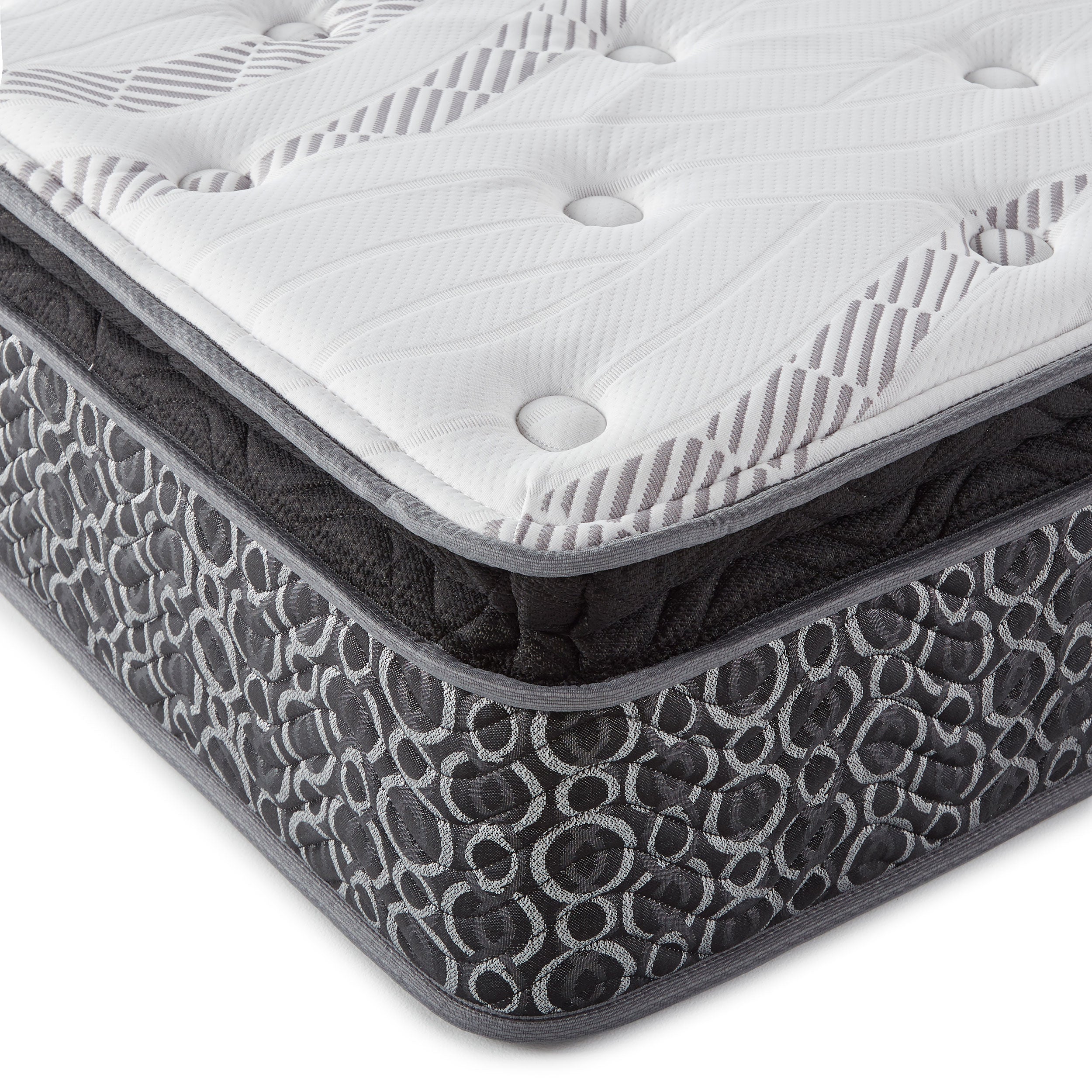 Hayes 11-inch Full Pillow Top Memory Foam Hybrid Mattress-