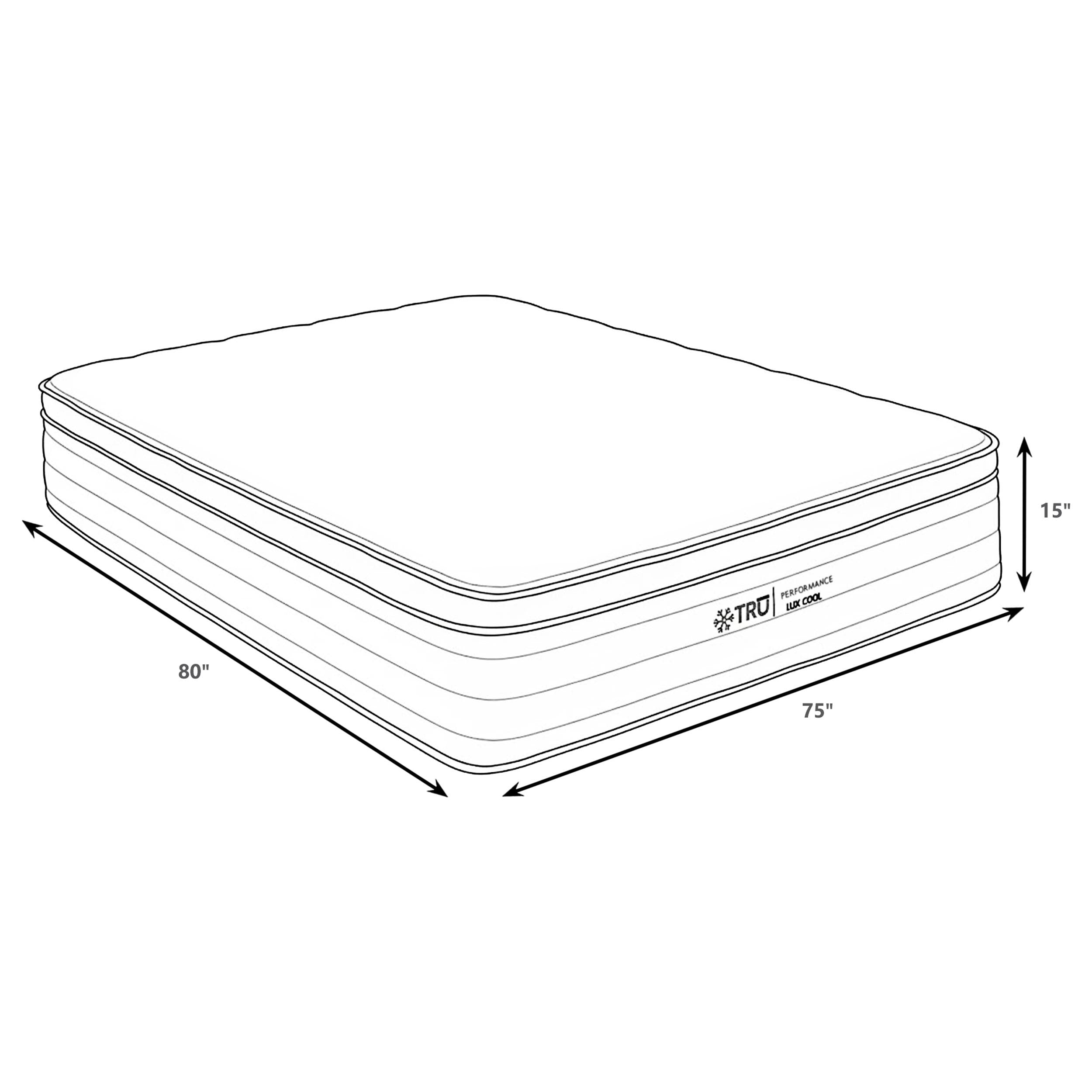Montlake 15-inch East King Cool Euro Top Foam Hybrid Mattress-