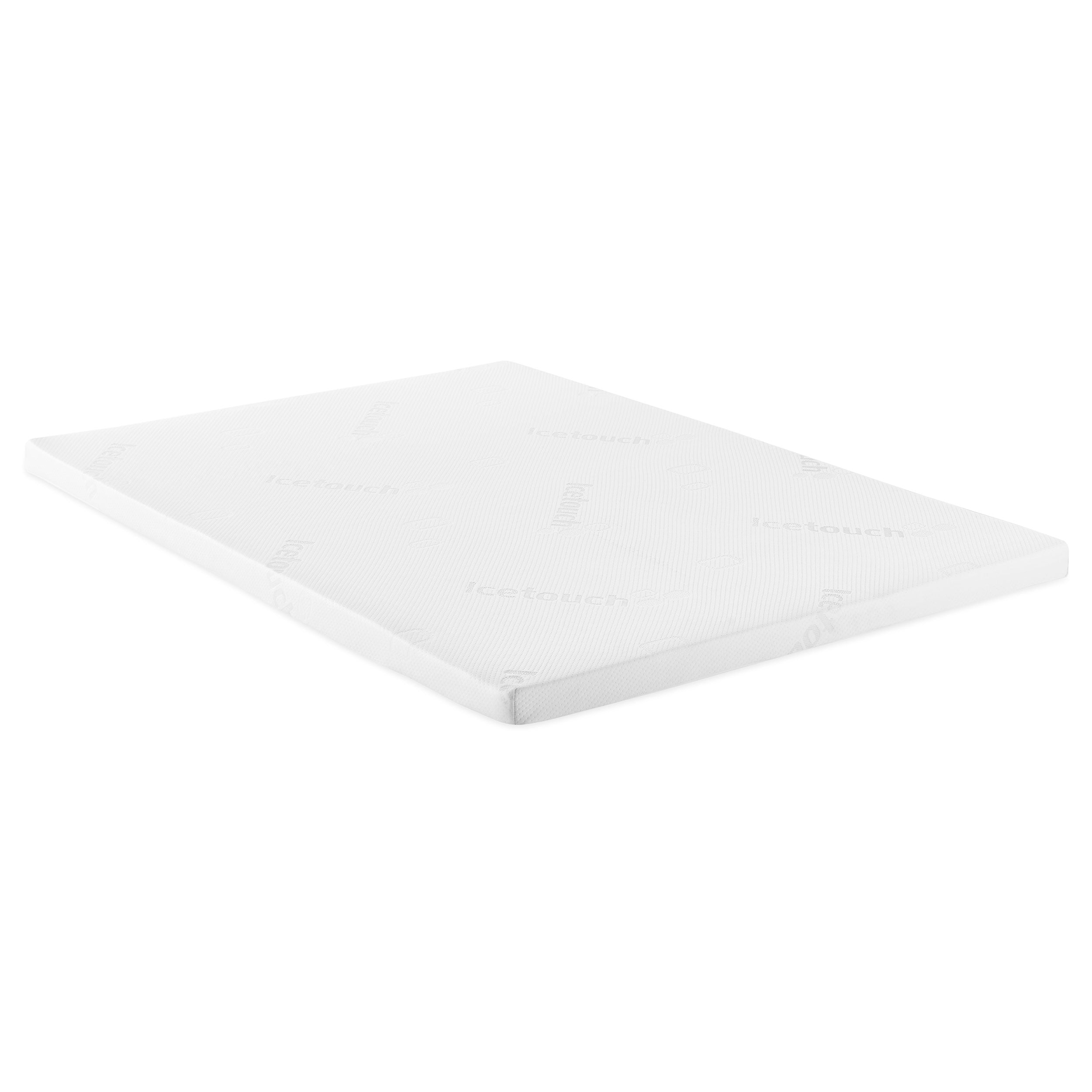 Cascade 3-inch Eastern King Cool Memory Foam Mattress Topper-