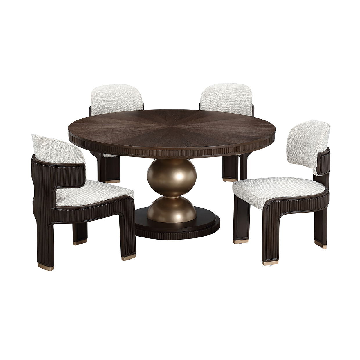 West Kensington - Round Dining Table - Medium Espresso - Best Buy Furniture