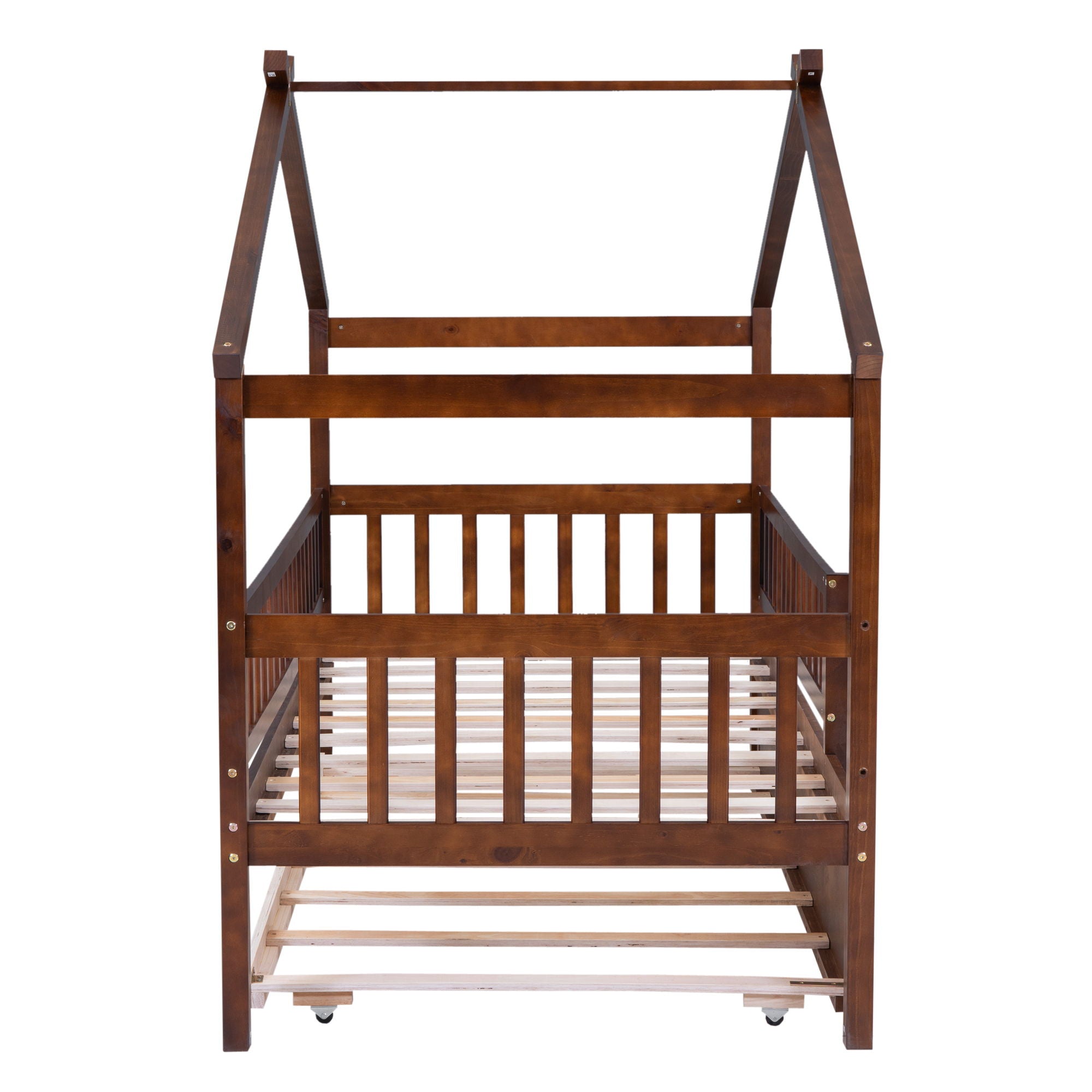 Creativity House Bed With Twin Size Trundle