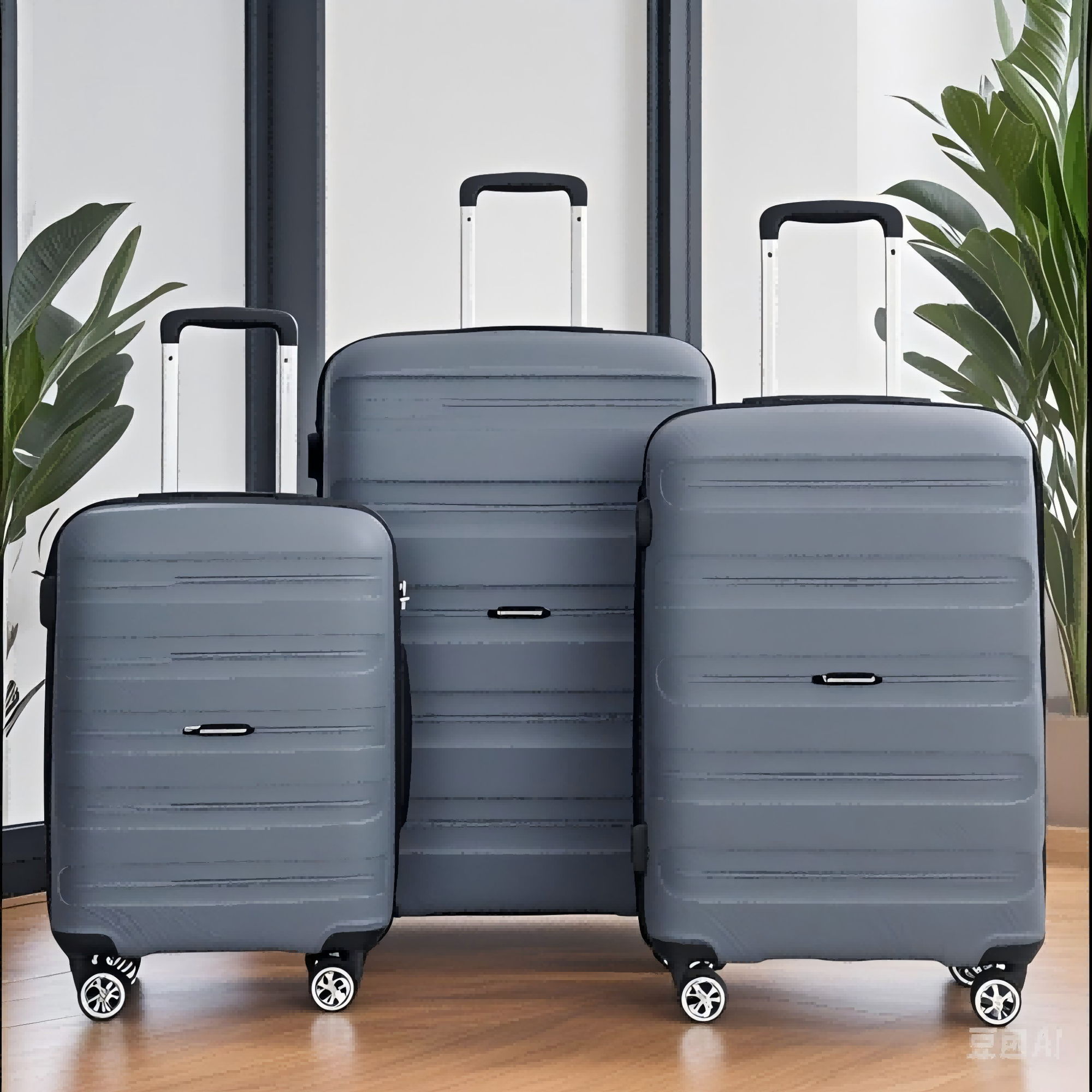 3 Piece Set Hardshell Suitcase Spinner Wheels