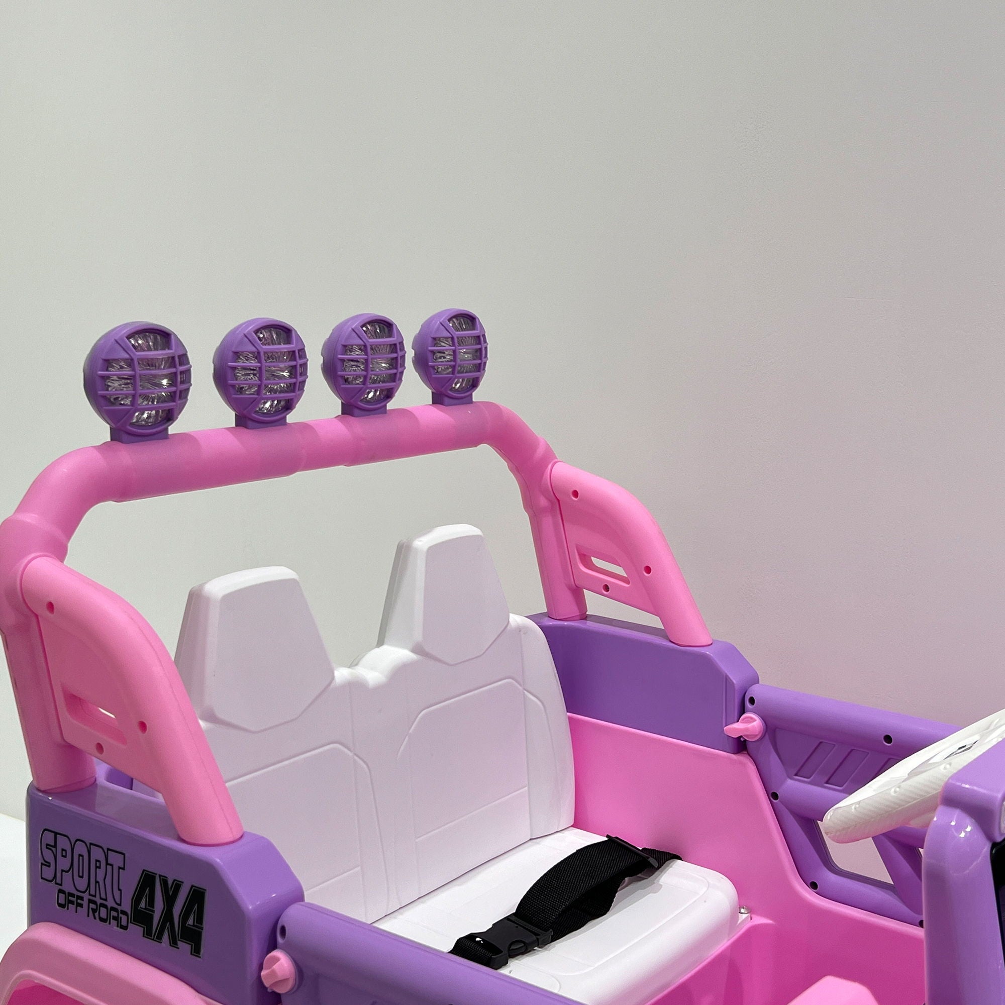 Electric Car With Remote Control, Colorful LED Lights, USB & MP3