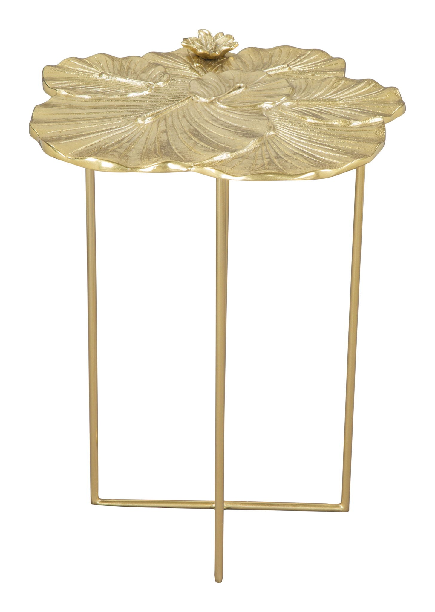Lotus - Side Table - Gold