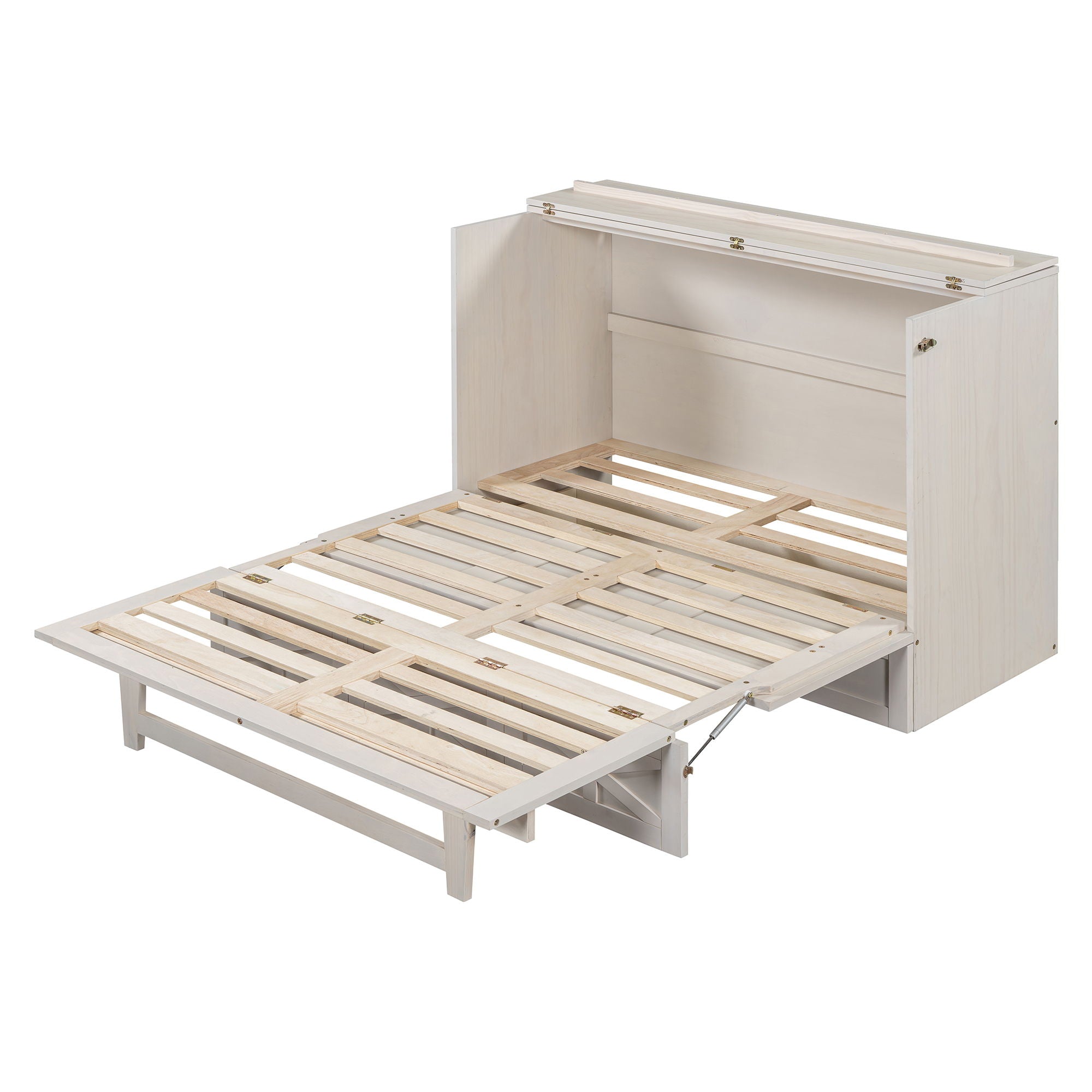 Murphy Bed With Large Drawers And USB Ports