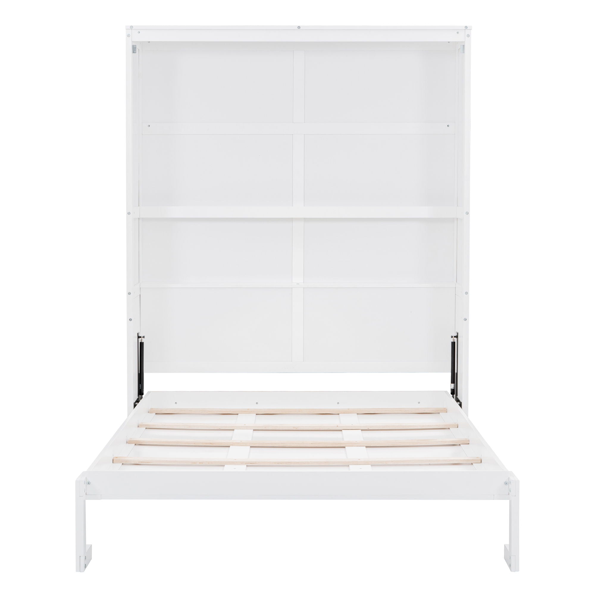Murphy Wall Bed With Shelves, Space Saving