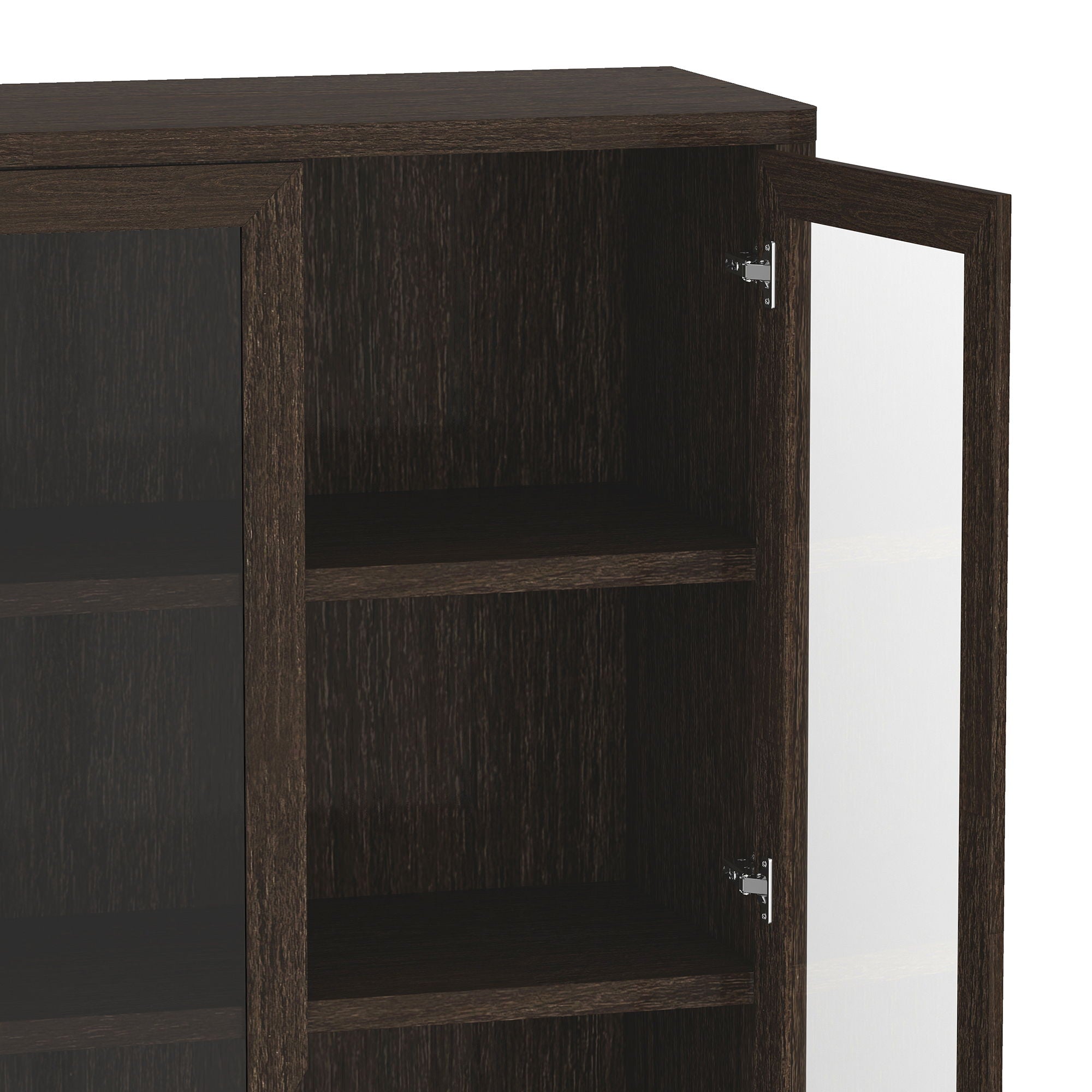 Rivington - Bookcase Cabinet With Glass Doors