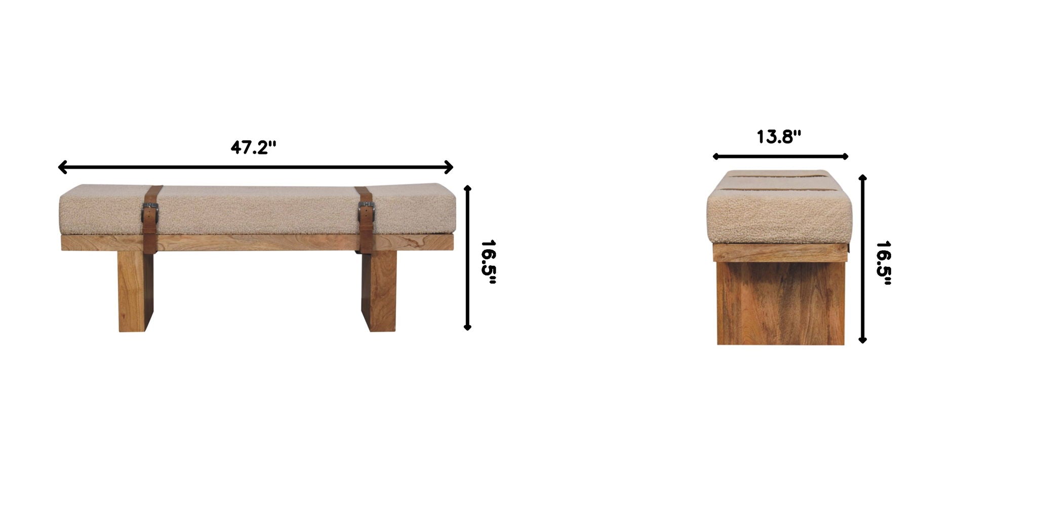 Belmont - Bench - Oak