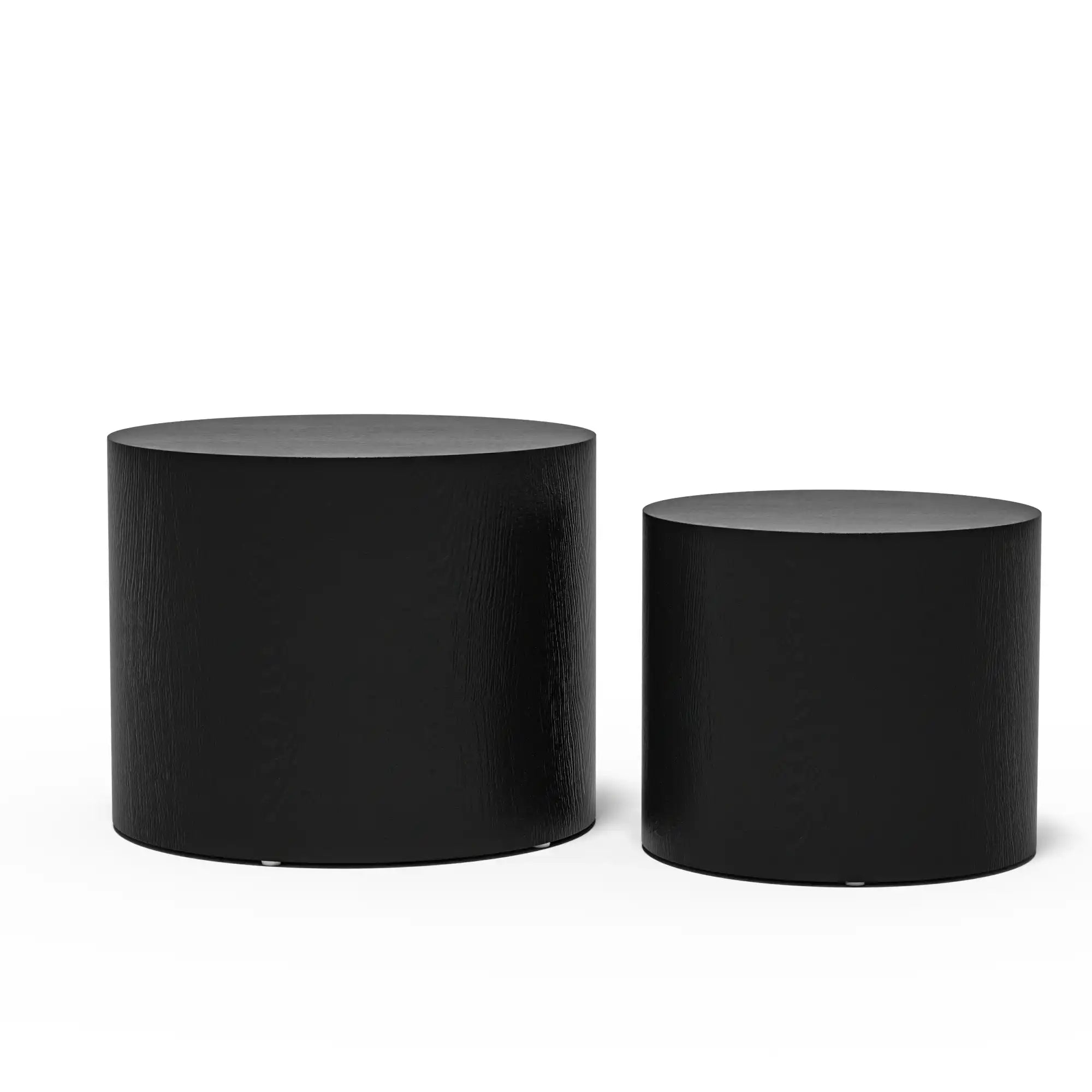 Kairo Modern Nesting Side Tables (Set of 2) Black