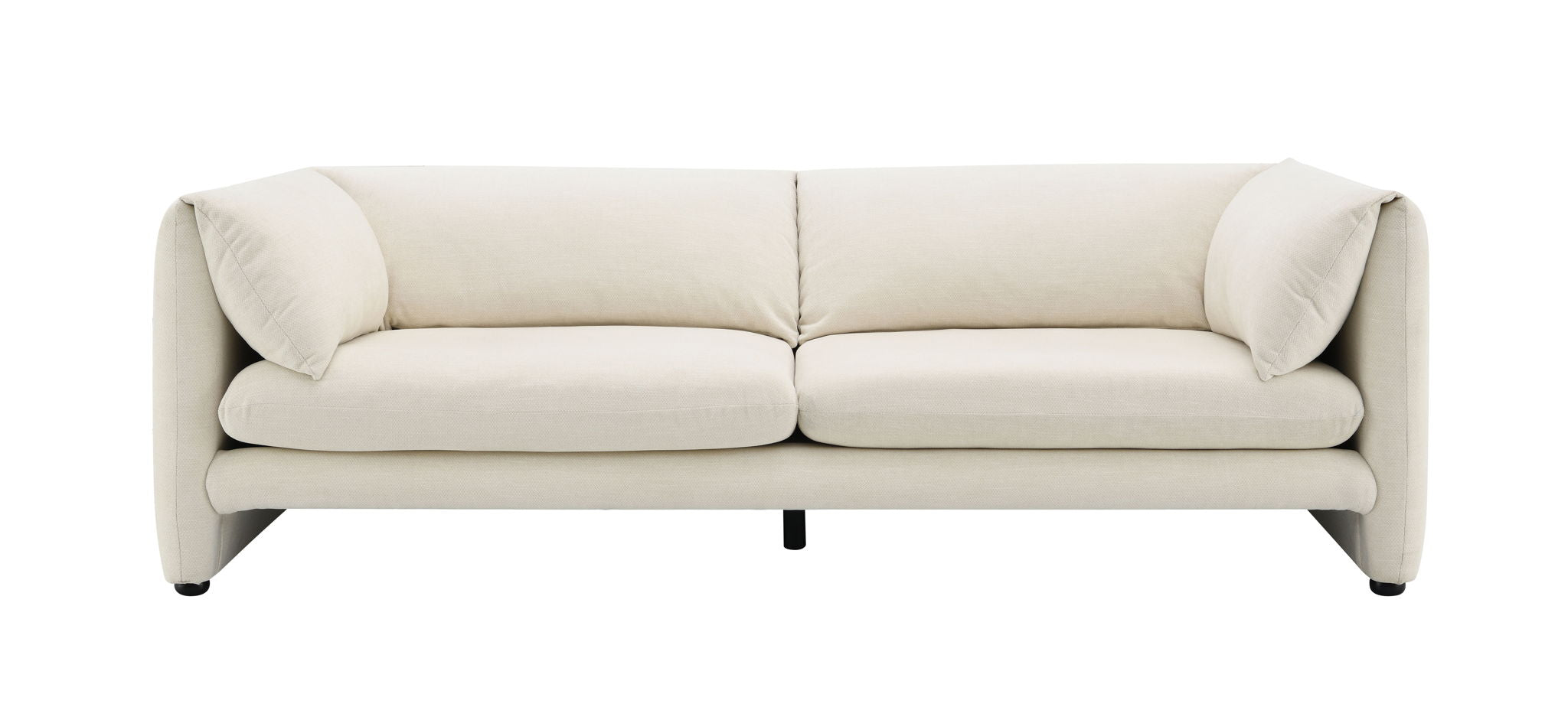 Jaeda - Boucle Sofa - Beige - Best Buy Furniture