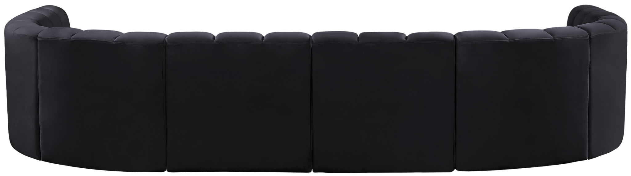 Arc - Velvet Modular U-Shaped Sectional