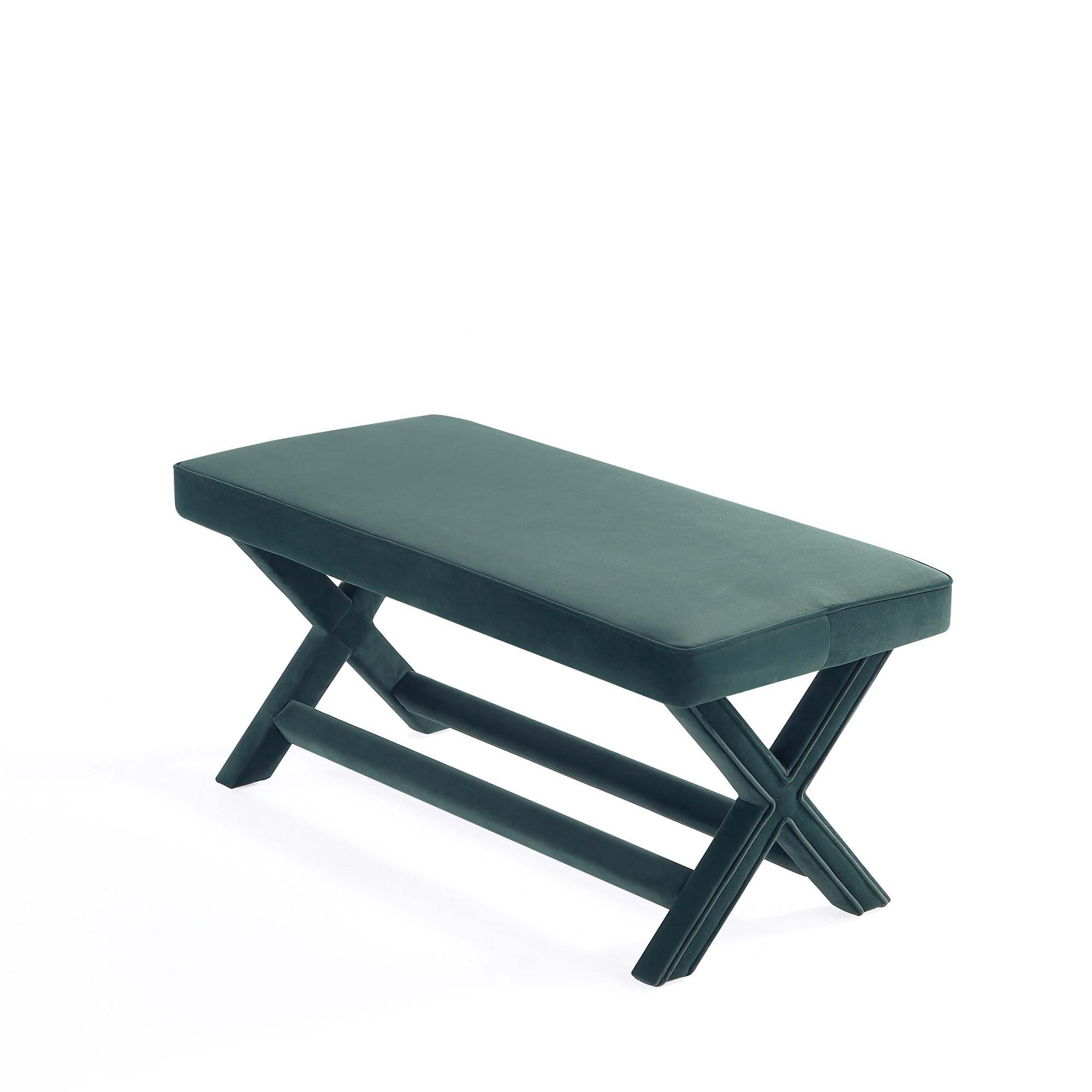 Abigail - Accent Bench With Piped Cushion