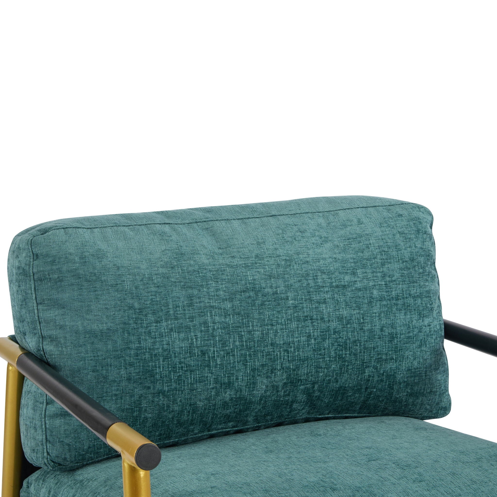 Modern Accent Chair With Plush Cushions, Cozy Seating