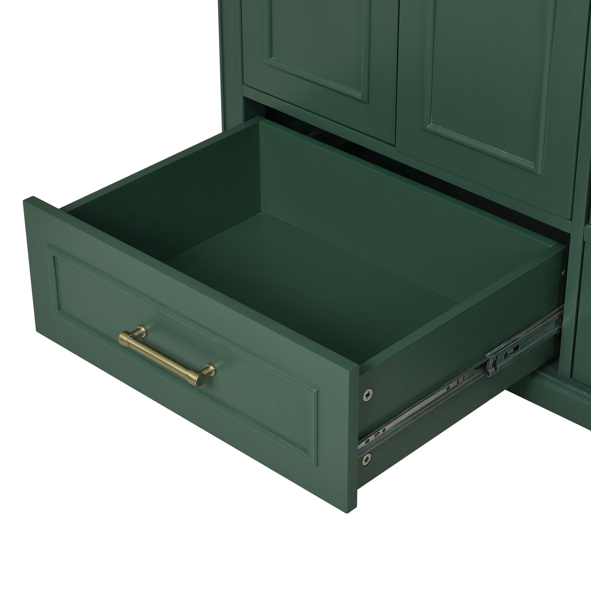 Traditional Bathroom Vanity With Soft Close Doors And Drawers