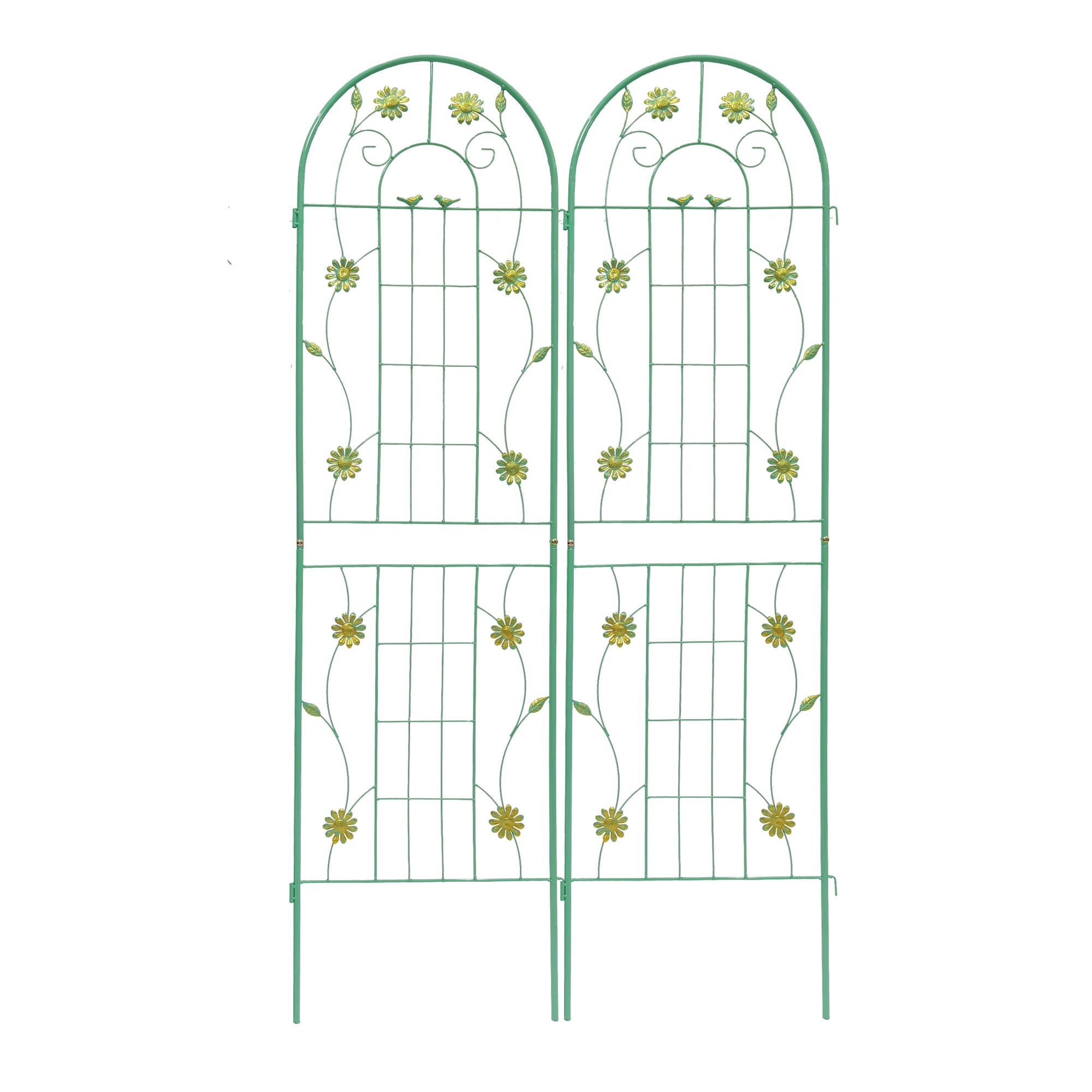 Metal Garden Trellis Rustproof Trellis For Climbing Plant Outdoor Flower Support