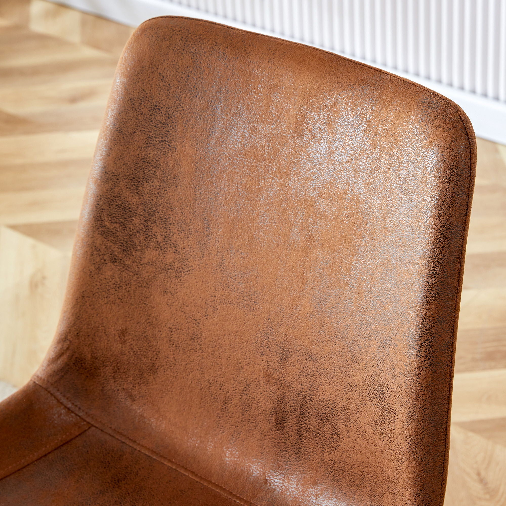 Modern Medieval Style Restaurant Cushioned Chairs With Suede Backrests