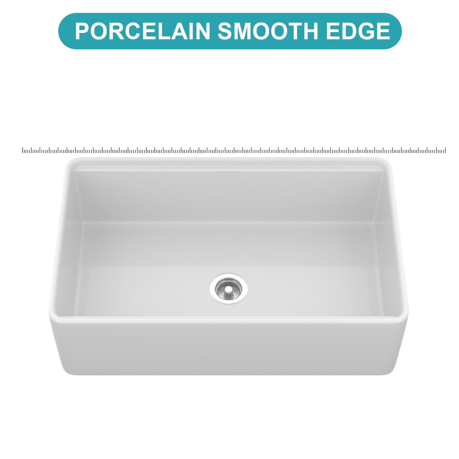 Kitchen Sink Workstation, Single Bowl - White