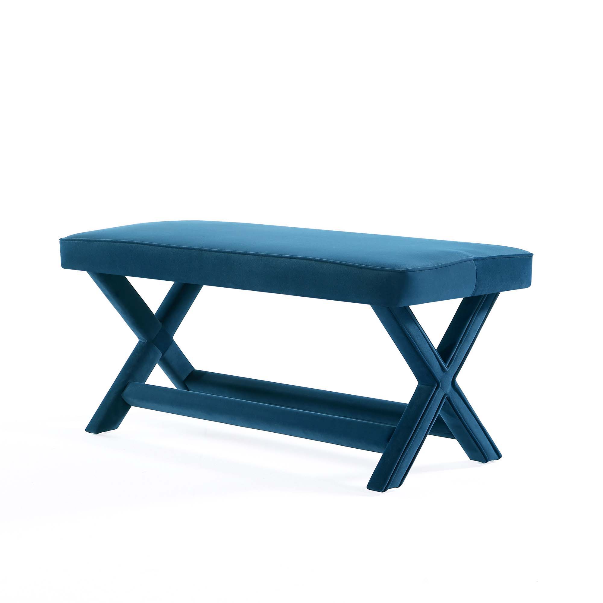Abigail - Accent Bench With Piped Cushion