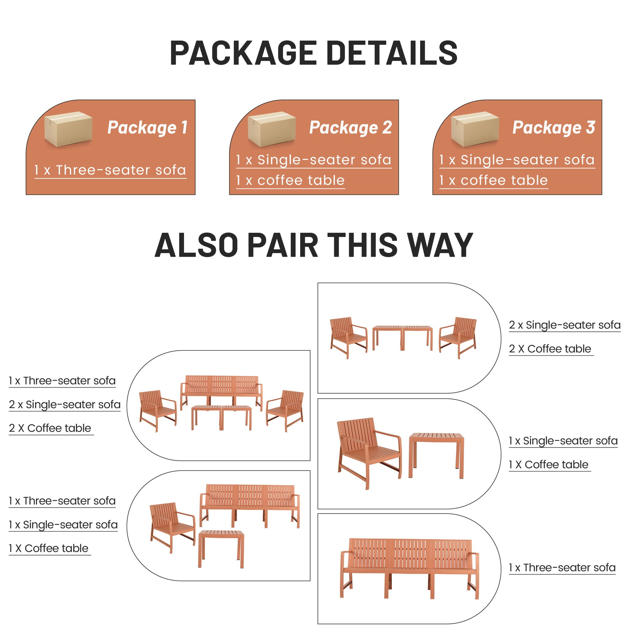 Furniture Set, Waterproof And Durable