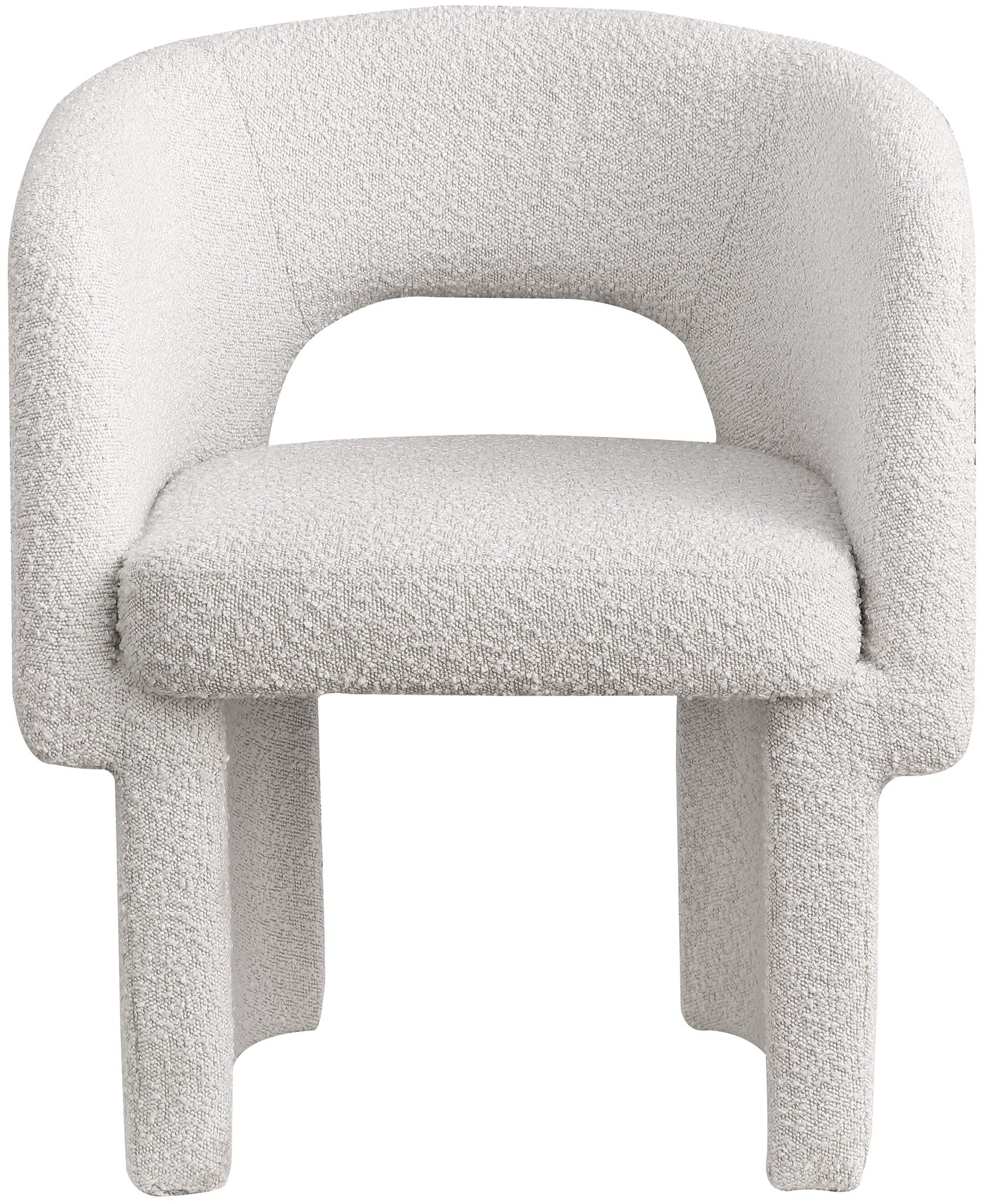 Emmet - Boucle Dining Chair / Accent Chair - Best Buy Furniture