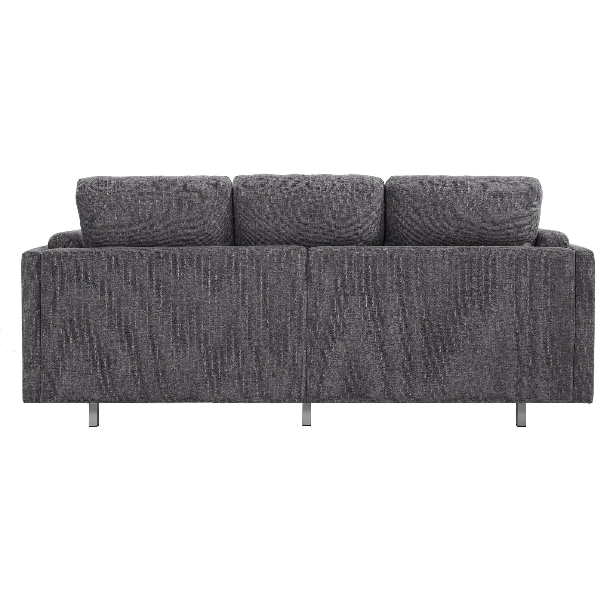 3 Seater Sofa With Dual Layer Seat Cushions