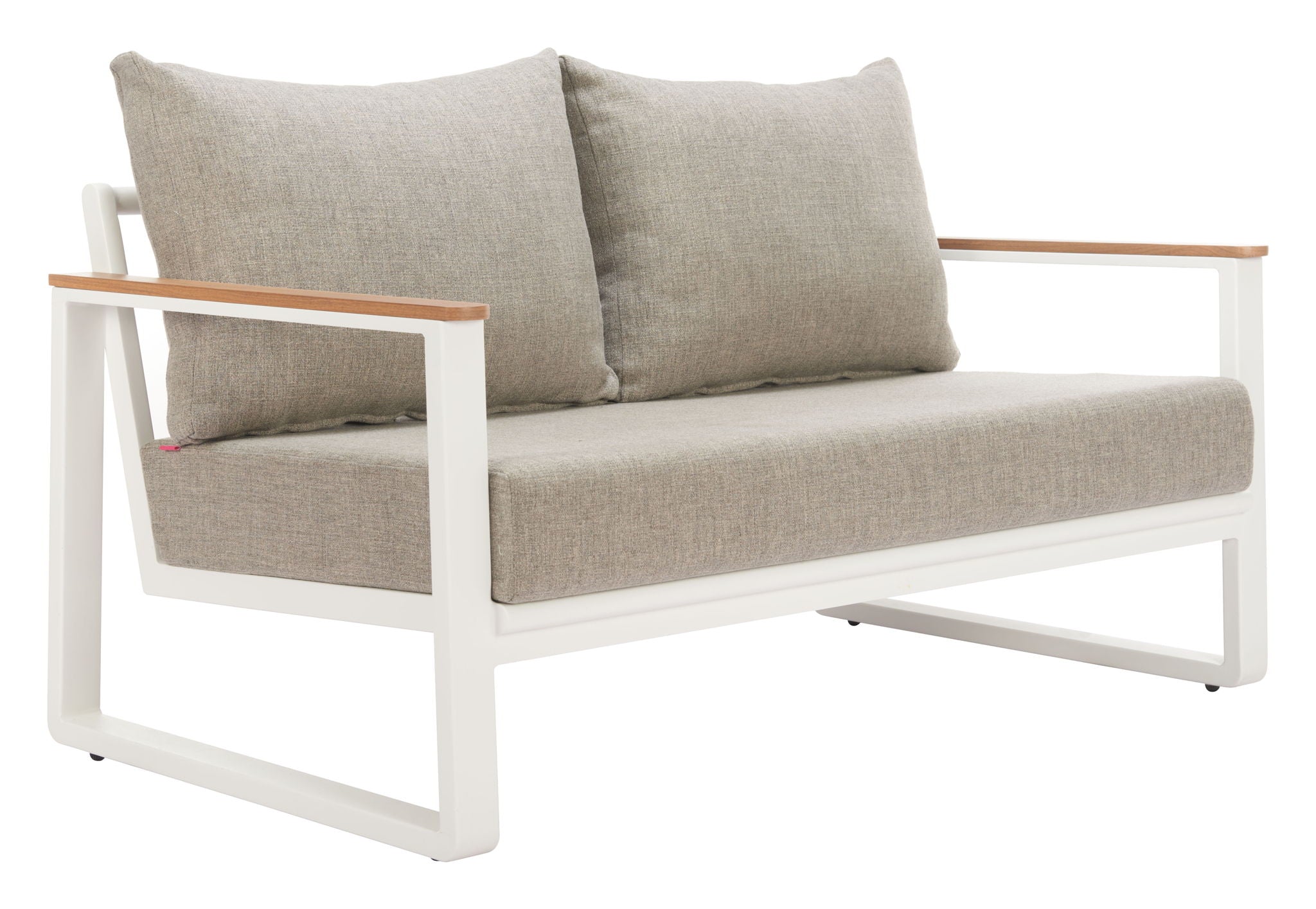 Welt - Outdoor Sofa - Taupe & White