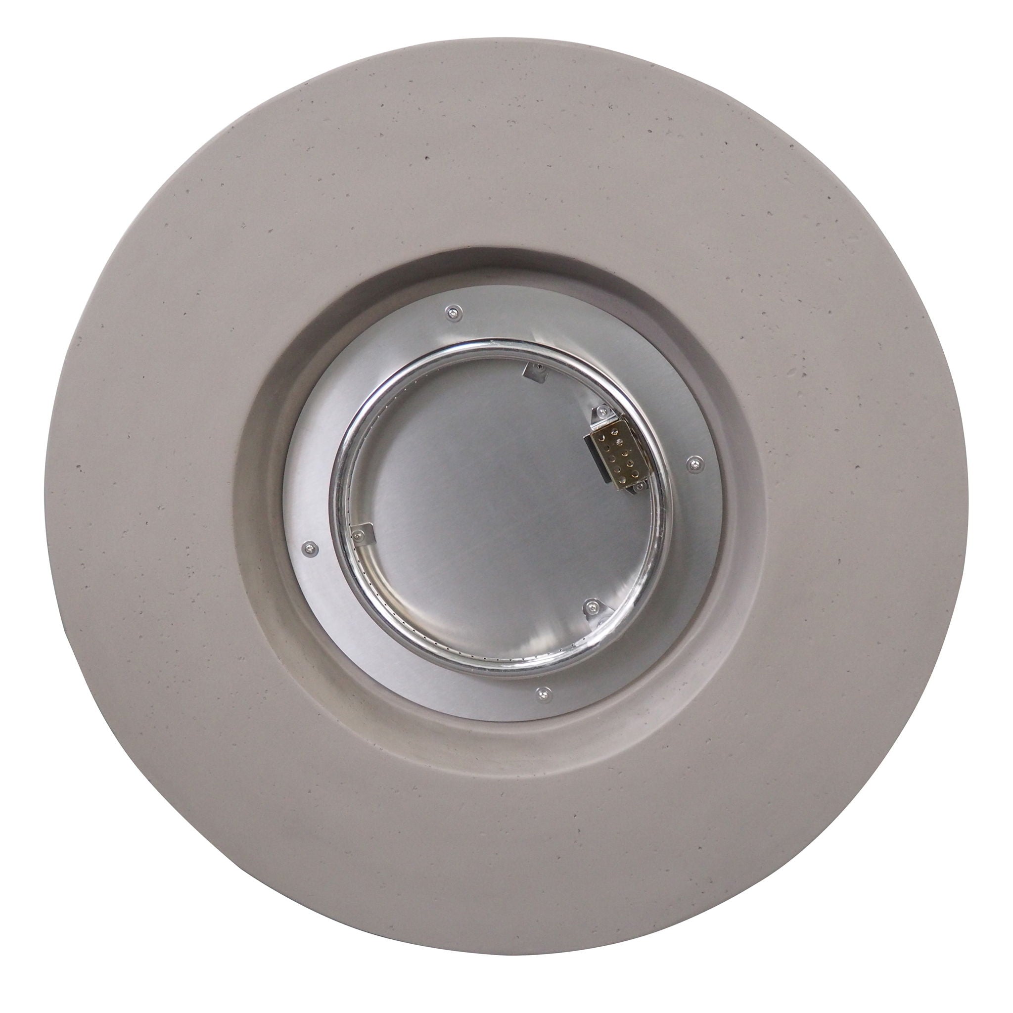 Round Iron Fire Pit With 40,000 Btu