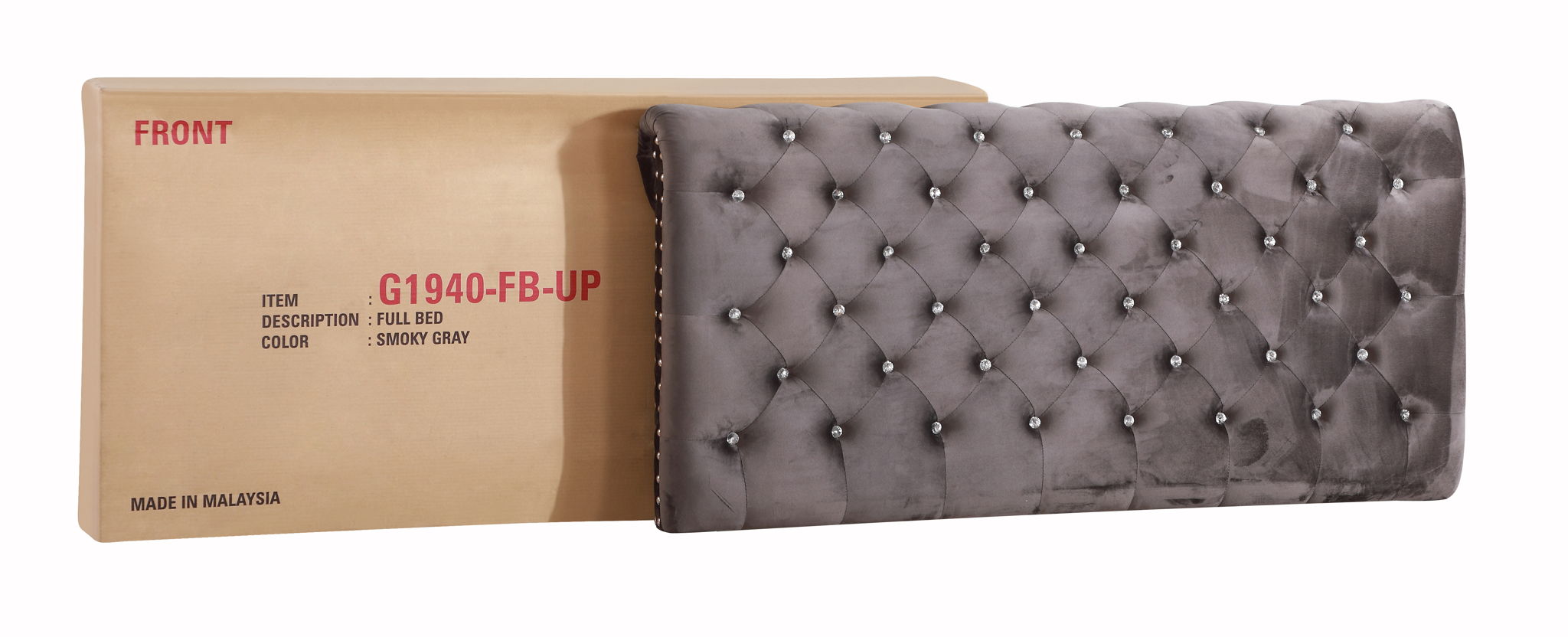 Elegant Transitional Upholstered Bed