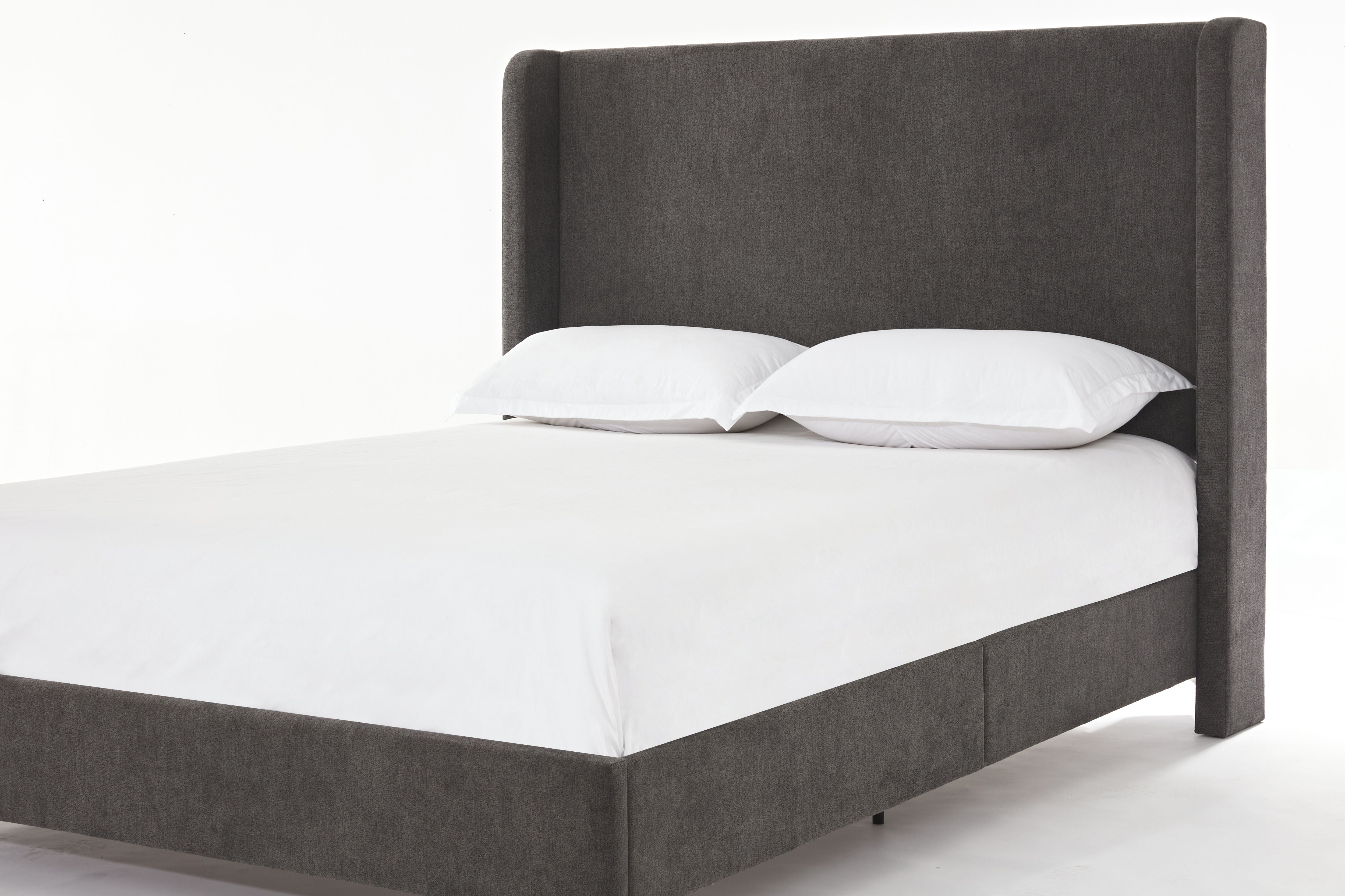 Harper - Tall Headboard Upholstered Bed - Best Buy Furniture