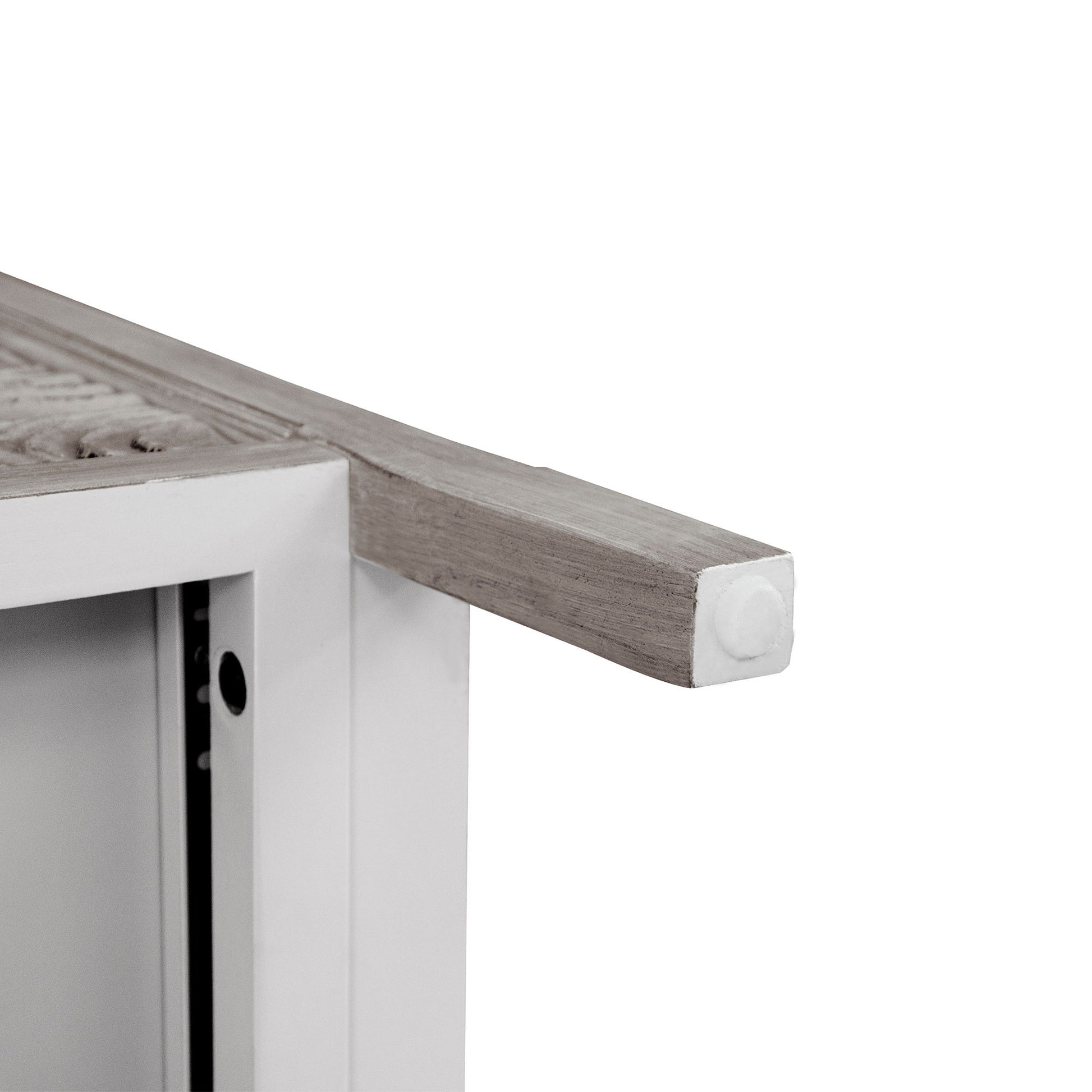 3 Drawer Cabinet, American Furniture, Suitable For Bedroom, Living Room - Light Gray - Best Buy Furniture