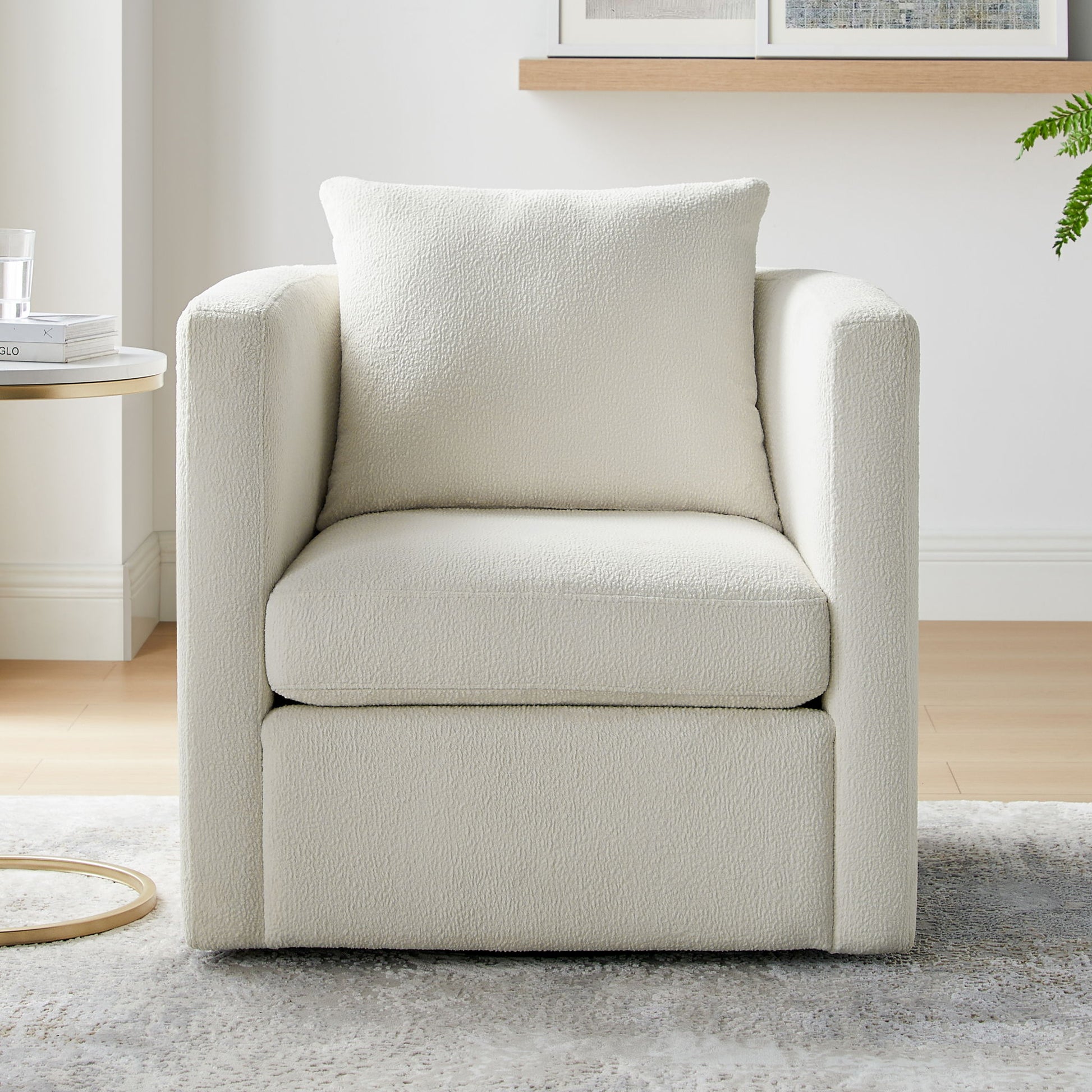 Sutton - Swivel Barrel Chair - Best Buy Furniture