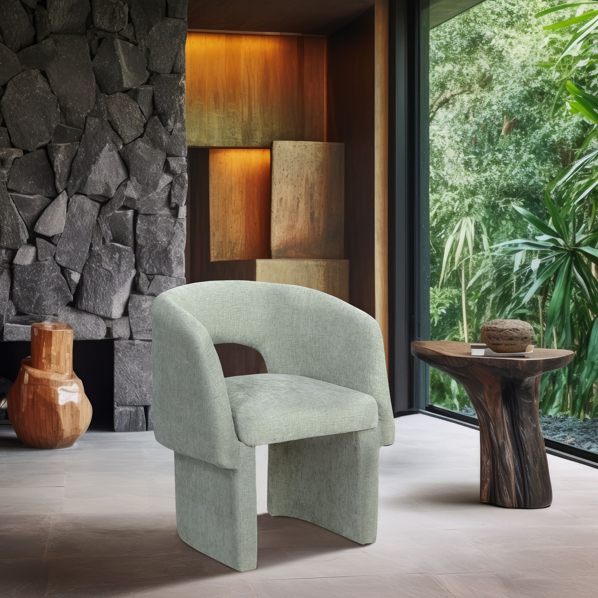 Emmet - Chenille Dining Chair / Accent Chair