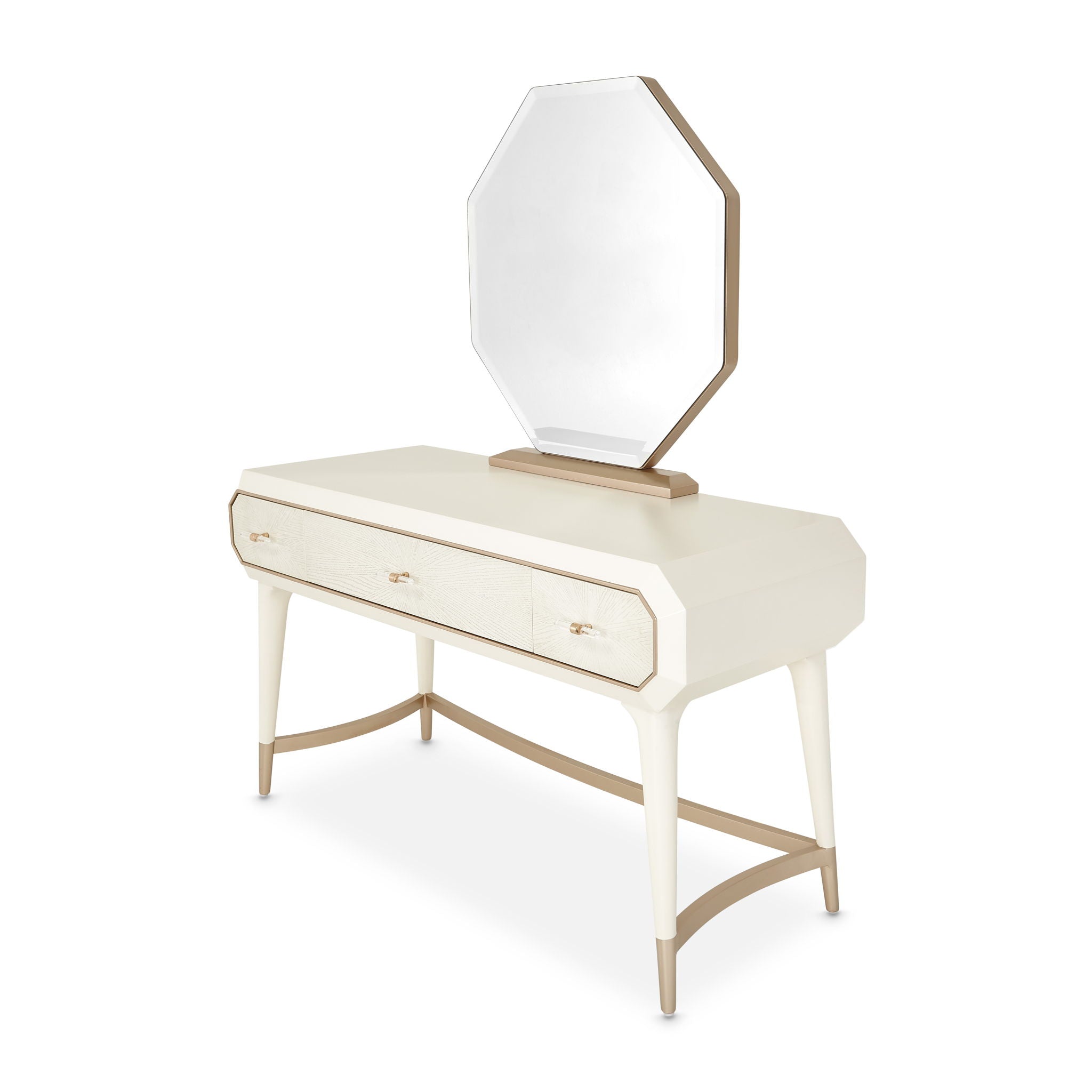 La Rachelle - Vanity Mirror - Champagne - Best Buy Furniture