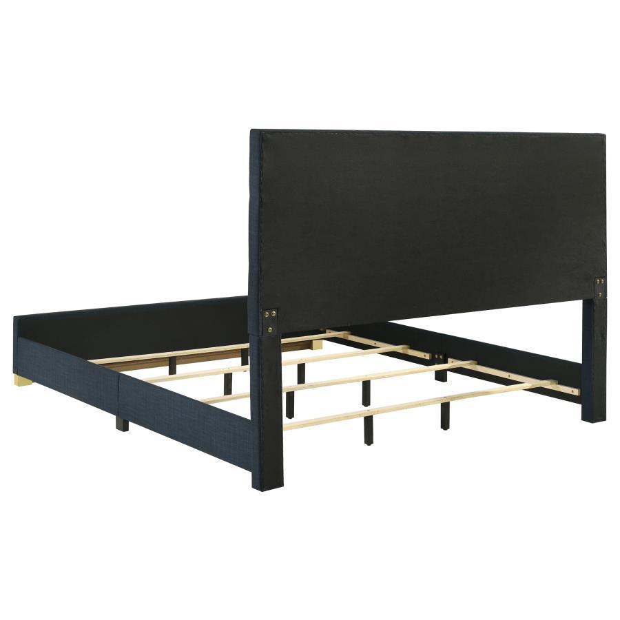 Ines - Fabric Upholstered Panel Bed