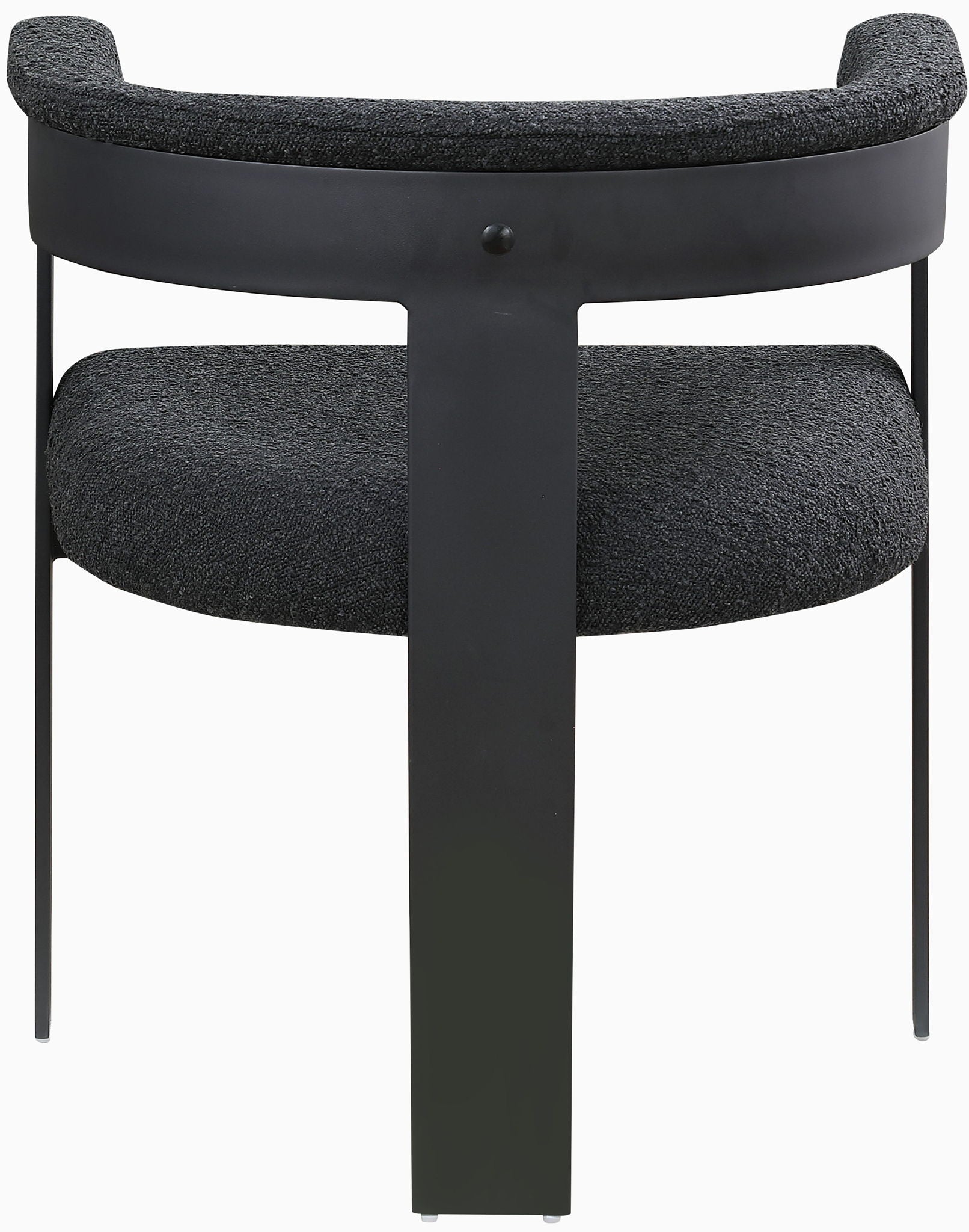 Romeo - Boucle Dining Chair With Black Base (Set of 2)