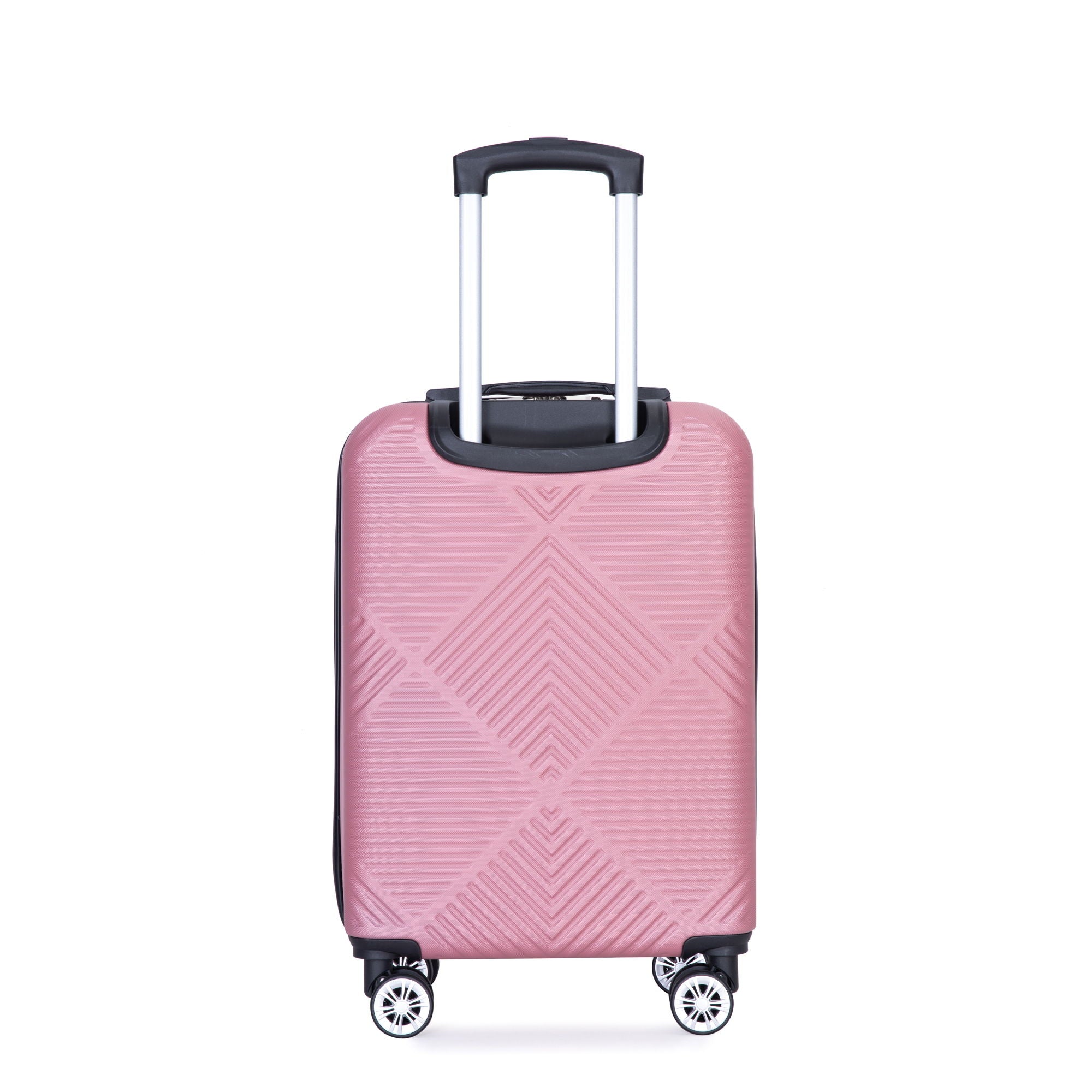 4 Piece Lightweight Suitcase, Makeup Box, Aircraft Wheels