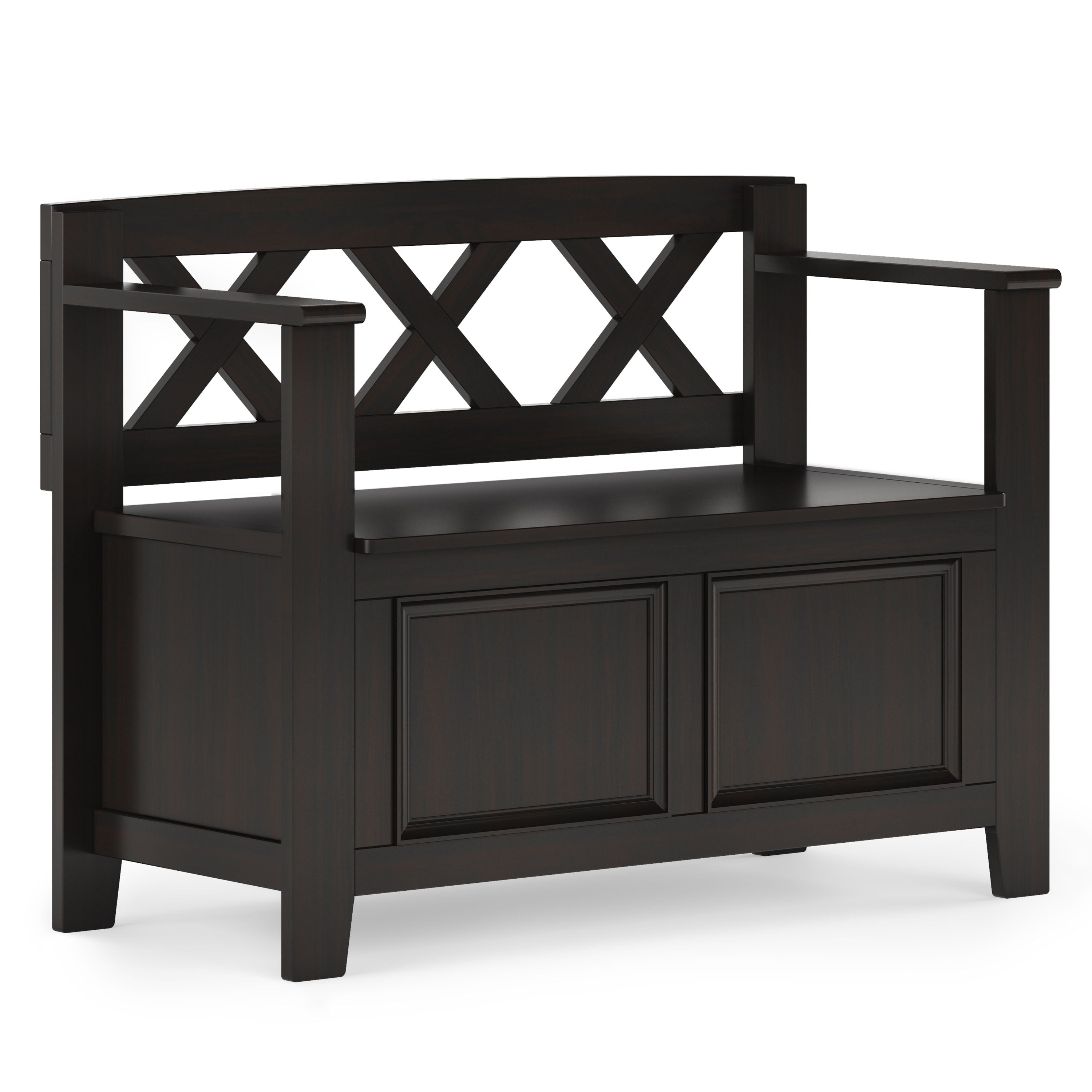 Amherst - Small Transitional Entryway Storage Bench - Best Buy Furniture