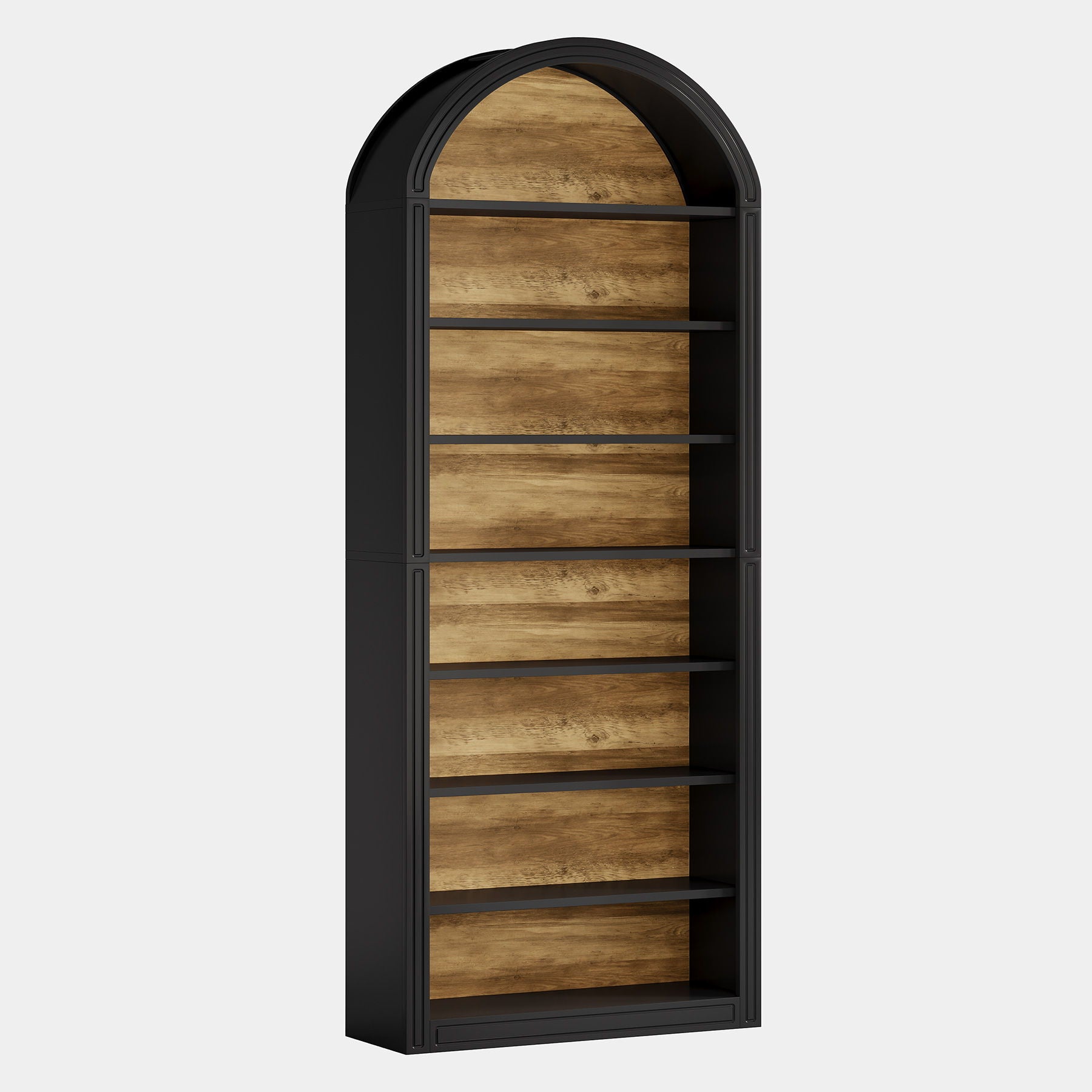 8 Tier Arched Open Display Shelving Unit For Living Room