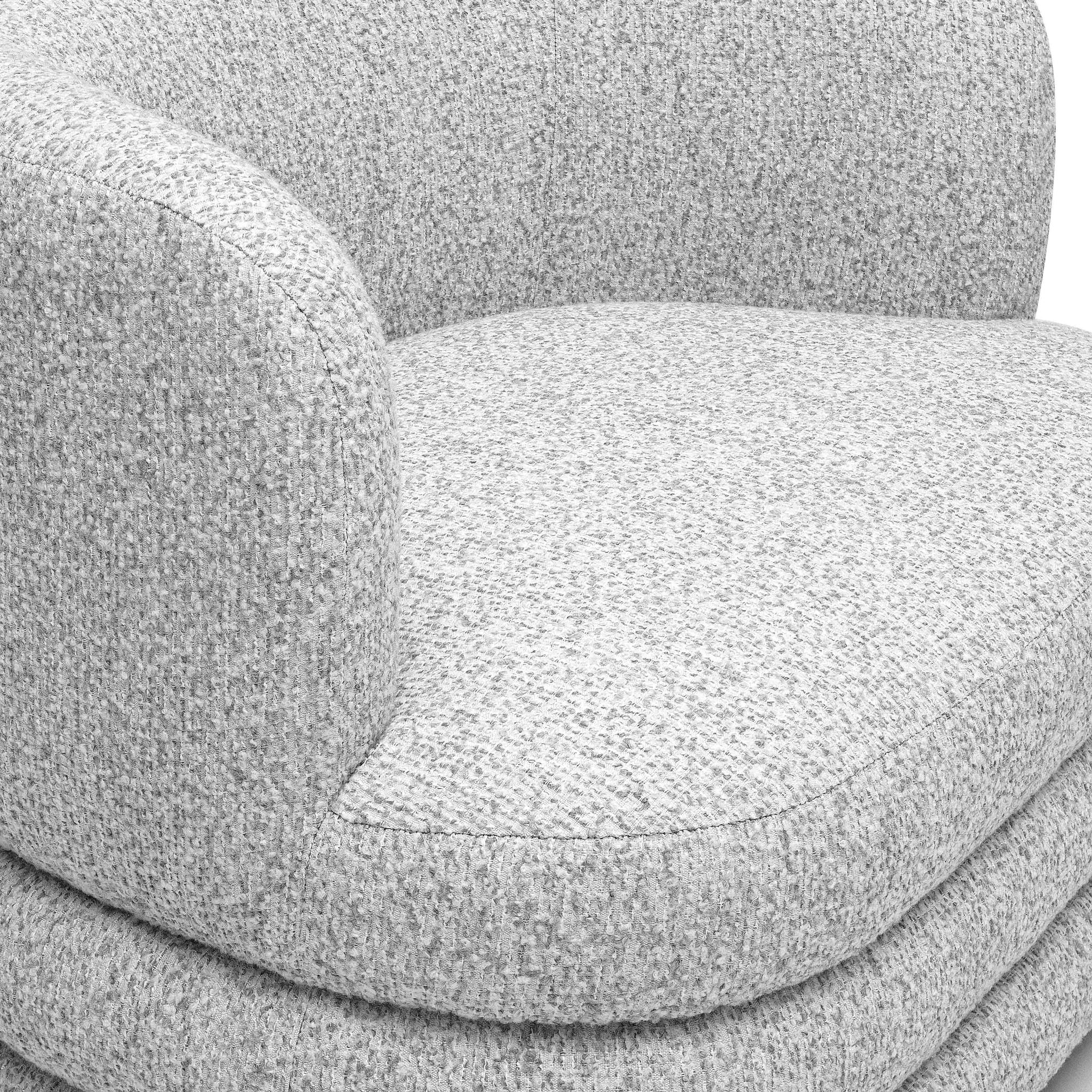 Astor - Swivel Hotel Lounge Chair - Light Gray
