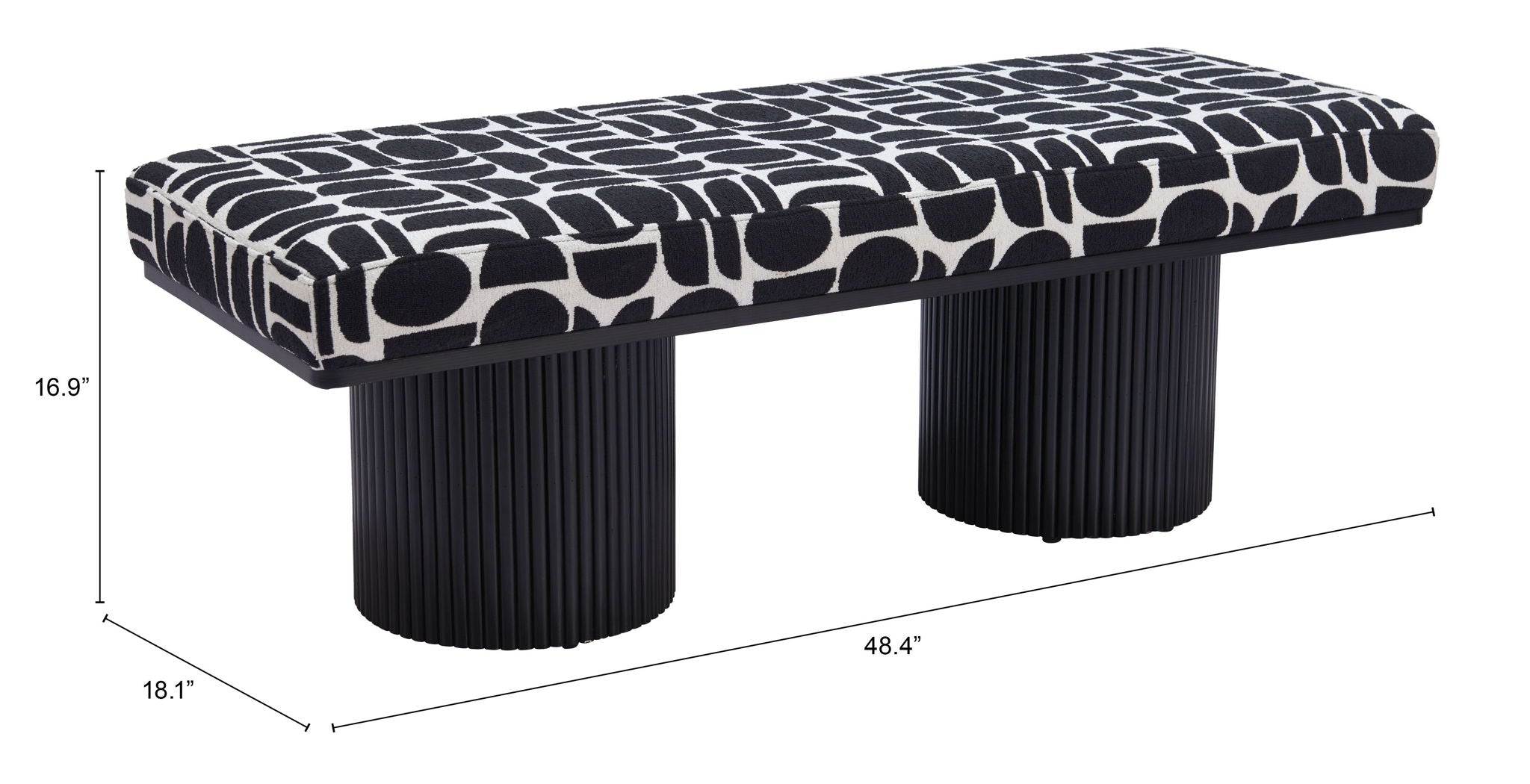 Botoia - Bench - Black