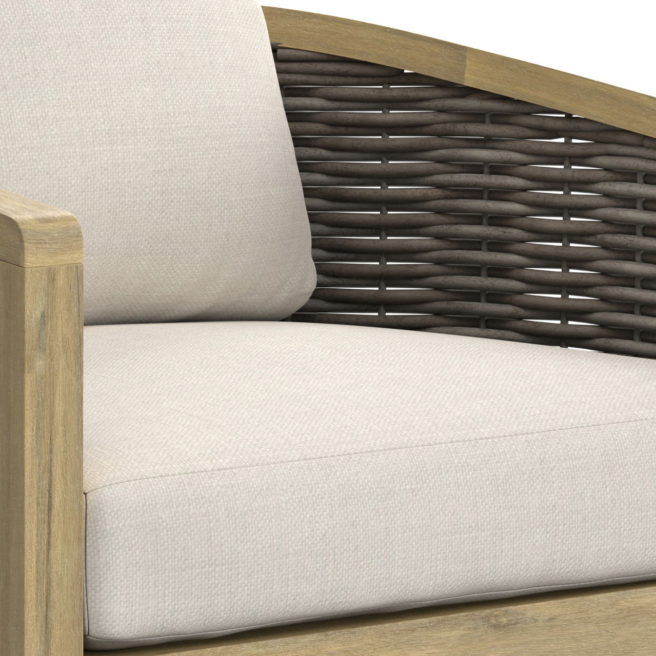 Parkside - Outdoor Conversation Chair (Set of 2) - Natural - Best Buy Furniture